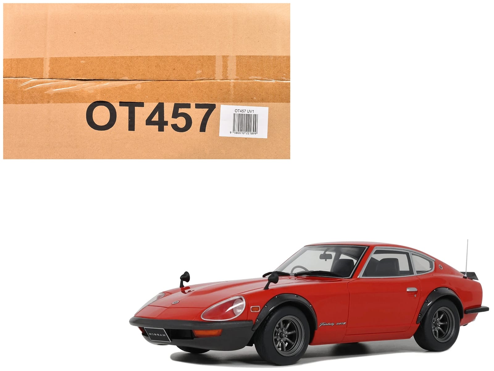 1972 Nissan Fairlady 240ZG RHD (Right Hand Drive) Grand Prix Red Limited Edition to 3000 pieces Worldwide 1/18 Model Car by Otto Mobile - Image 5