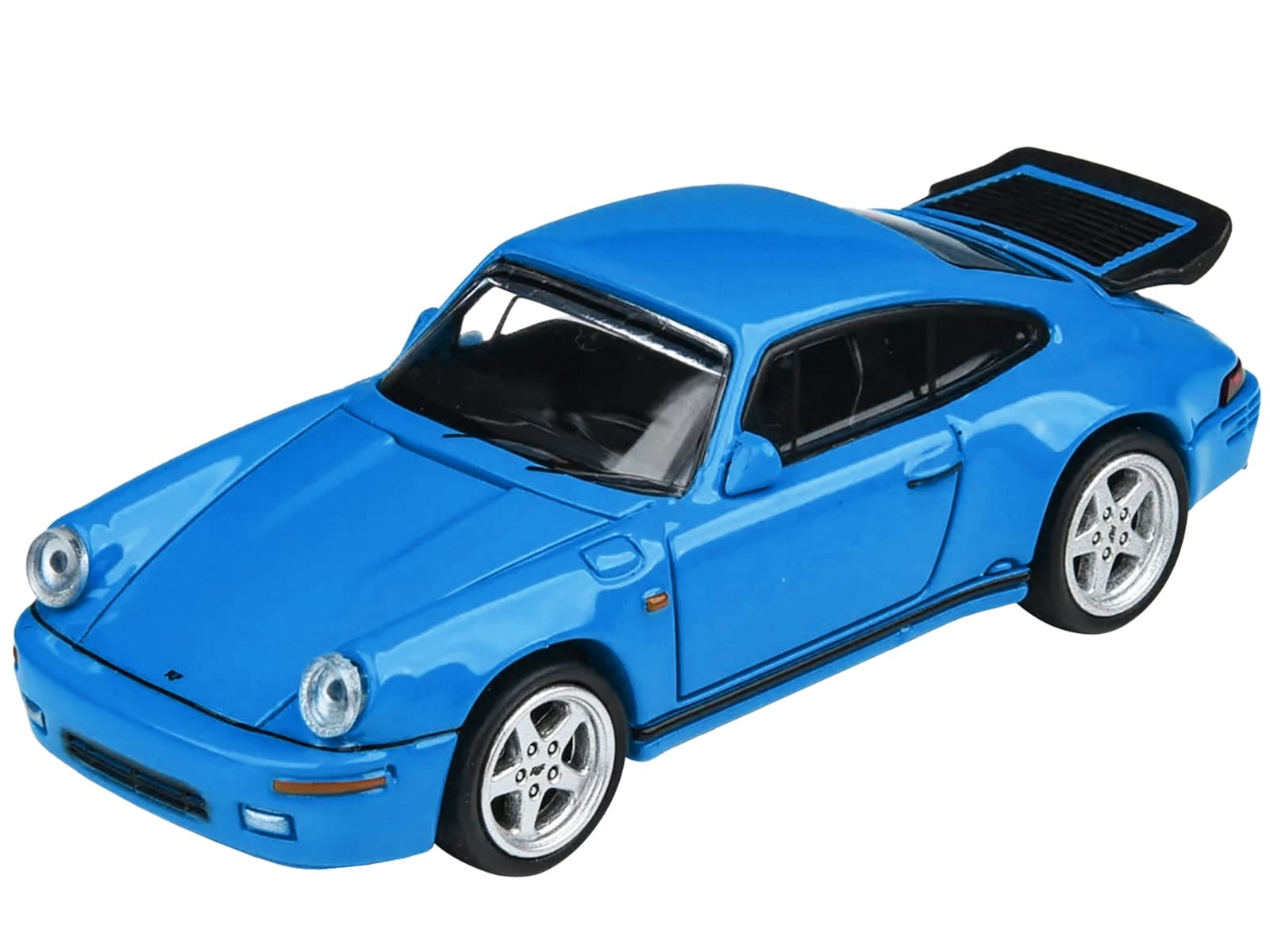 1987 RUF CTR Racing Blue 1/64 Diecast Model Car by Paragon Models - Image 3