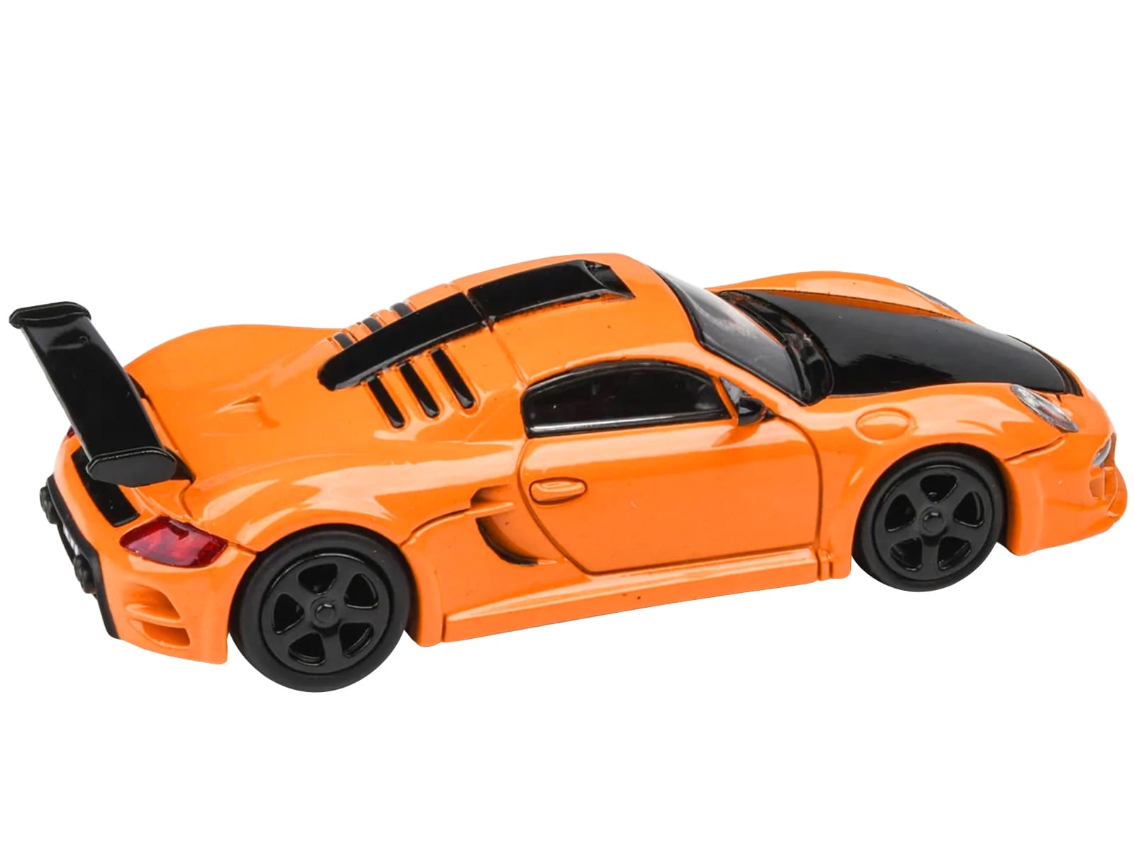 2012 RUF CTR3 Clubsport Orange with Black Hood 1/64 Diecast Model Car by Paragon Models - Image 3