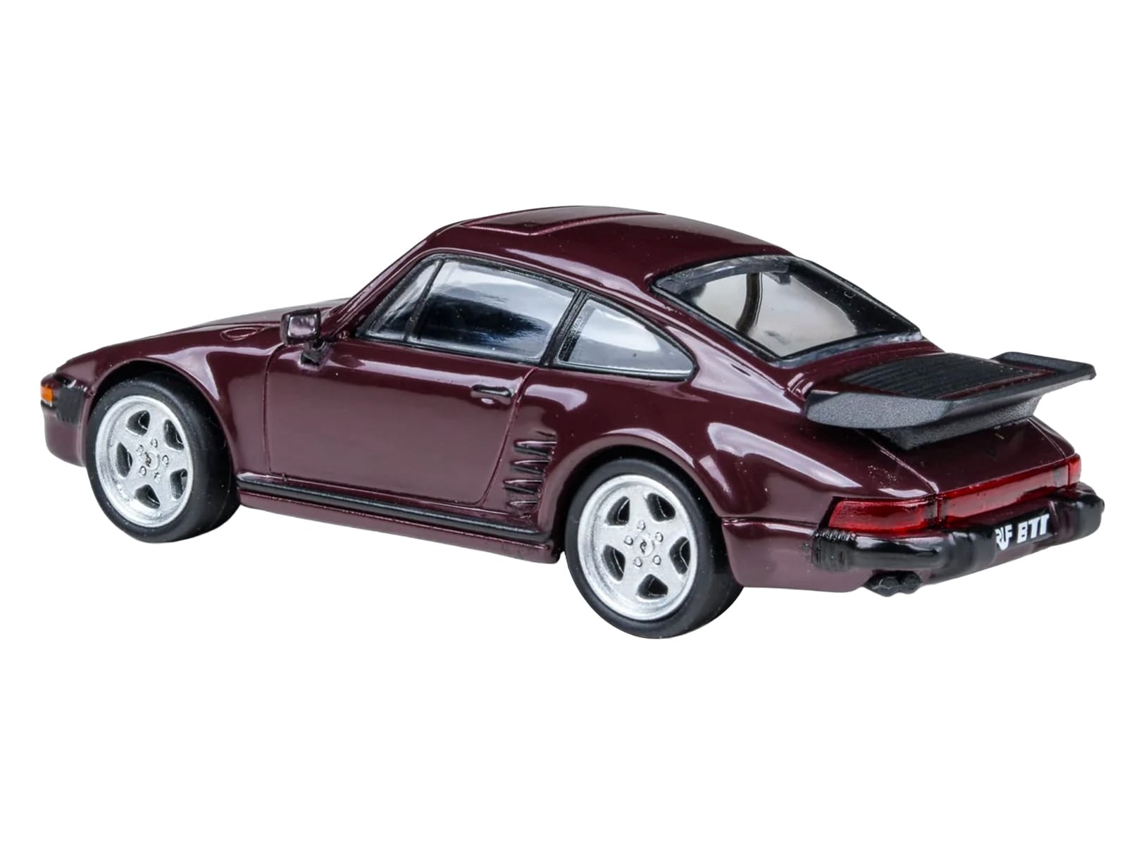 1986 RUF BTR Slantnose Ruby Red Metallic 1/64 Diecast Model Car by Paragon Models - Image 3