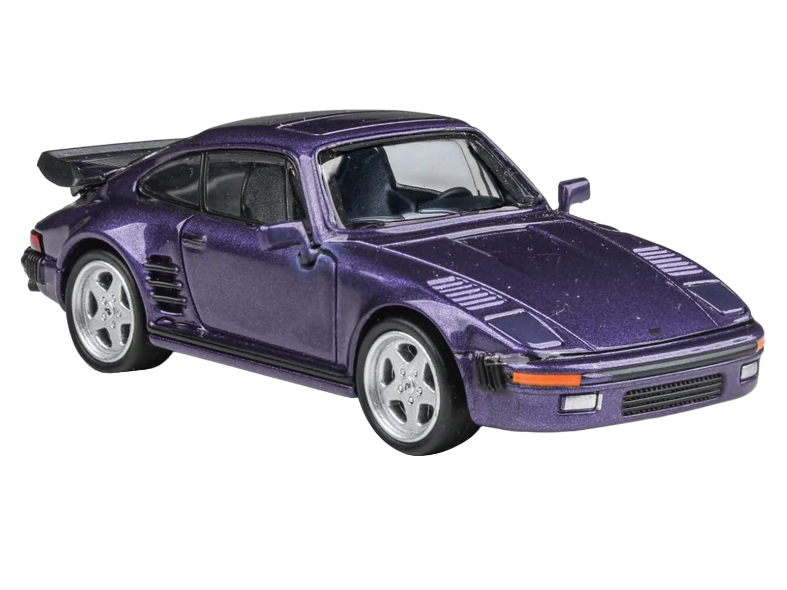 1986 RUF BTR Slantnose Prussian Blue Metallic 1/64 Diecast Model Car by Paragon Models - Image 4