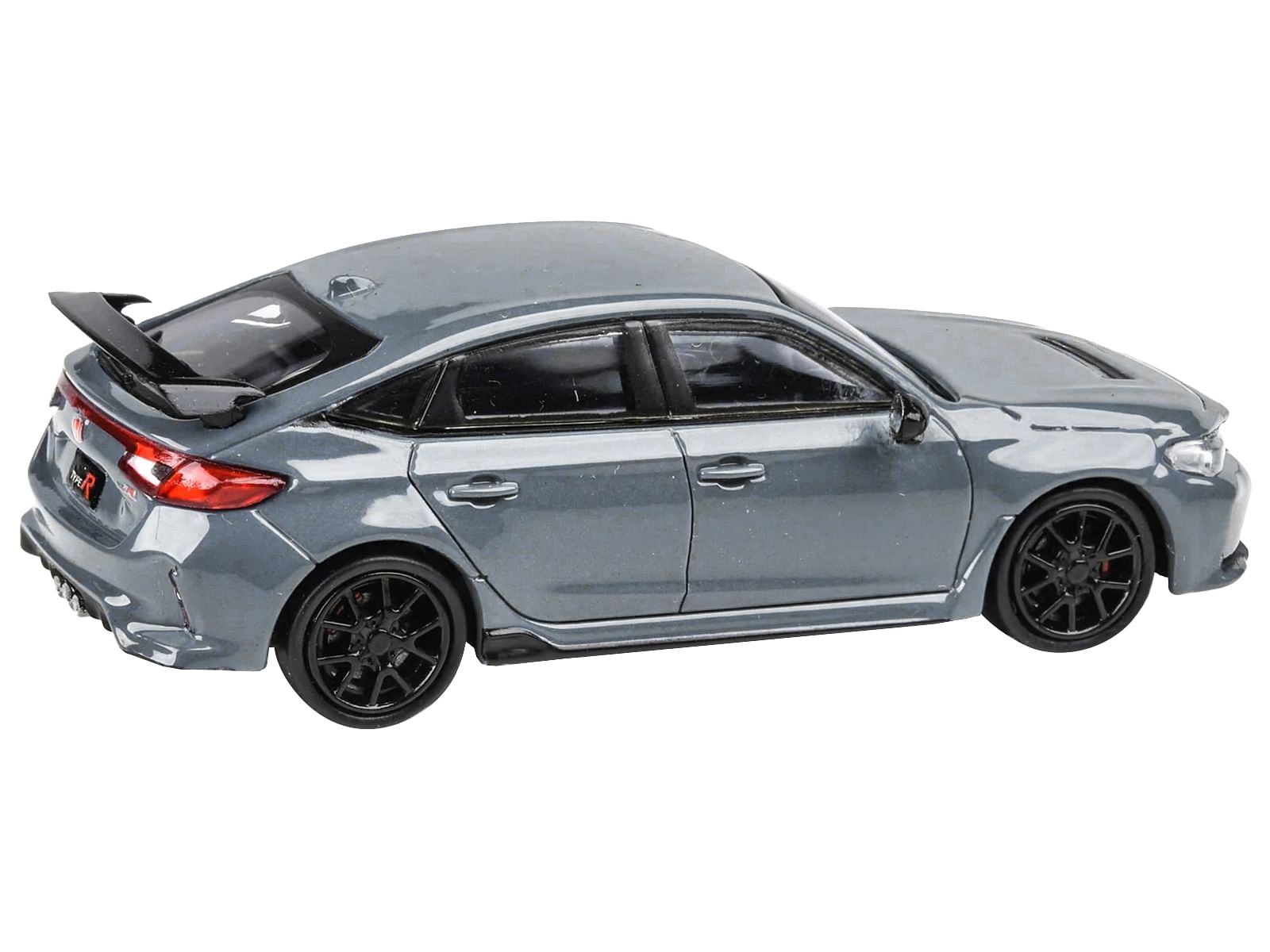 2023 Honda Civic Type R FL5 Sonic Gray Pearl 1/64 Diecast Model Car by Paragon Models