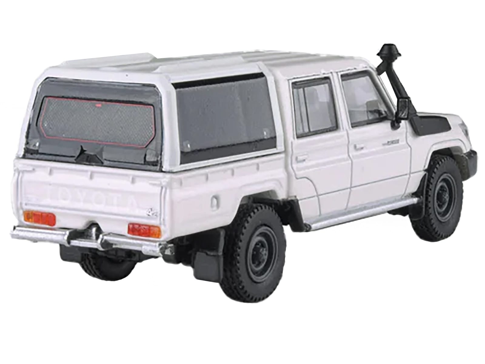 2012 Toyota Land Cruiser LC 79 French Vanilla White with Canopy 1/64 Diecast Model Car by Paragon Models - Image 2