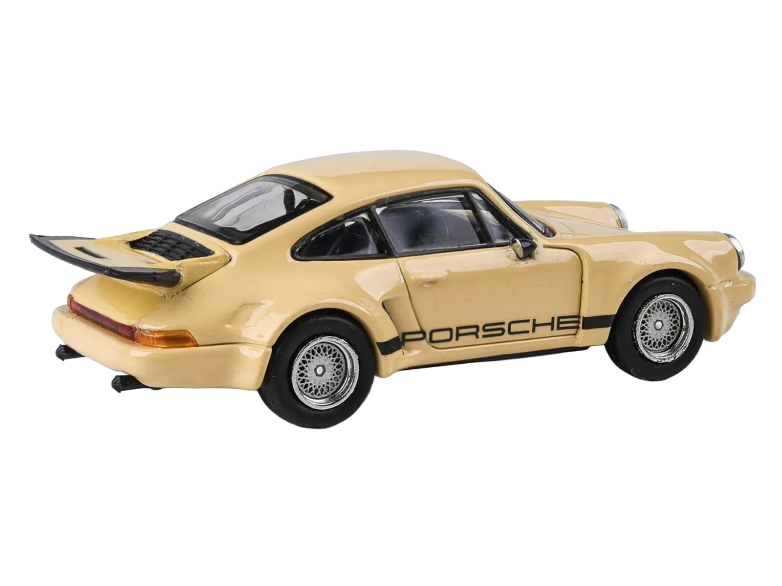 Porsche 911 Carrera RSR 3.0 Sahara Beige with Black Stripes 1/64 Diecast Model Car by Paragon - Image 2