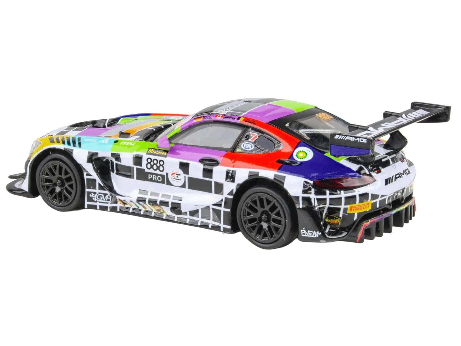 Mercedes-AMG GT3 #888 Maro Engel - Mikael Grenier - Maxime Martin "GruppeM Racing" "Bathurst 12 Hour" (2025) 1/64 Diecast Model Car by Paragon Models - Image 2