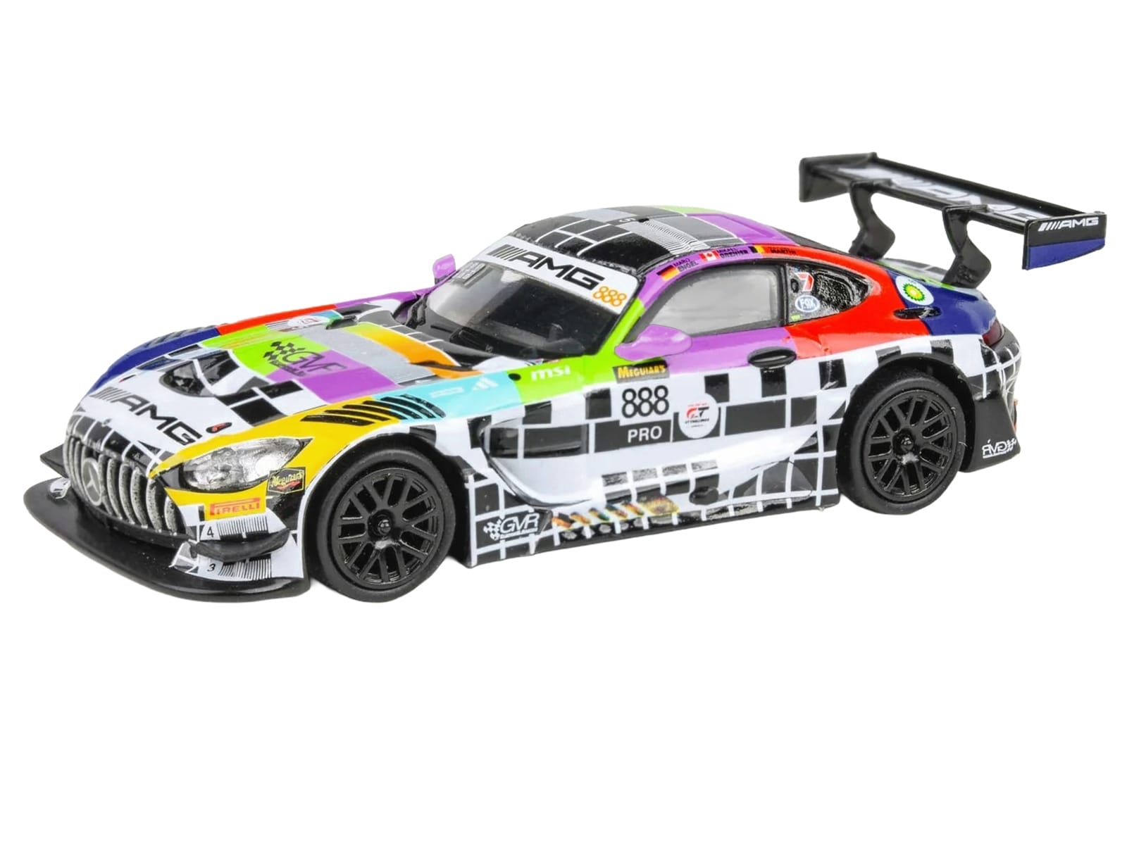 Mercedes-AMG GT3 #888 Maro Engel - Mikael Grenier - Maxime Martin "GruppeM Racing" "Bathurst 12 Hour" (2025) 1/64 Diecast Model Car by Paragon Models - Image 3