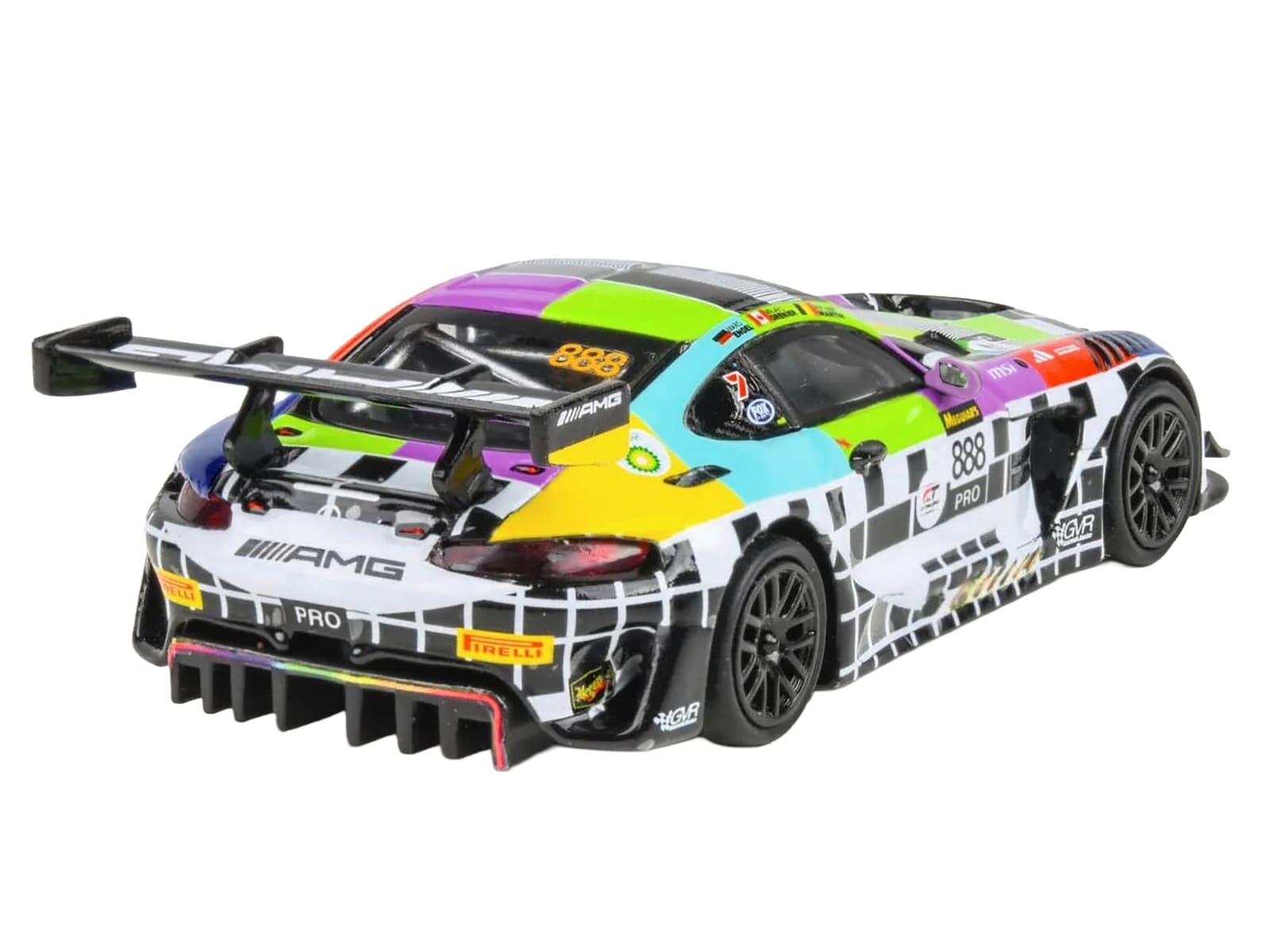 Mercedes-AMG GT3 #888 Maro Engel - Mikael Grenier - Maxime Martin "GruppeM Racing" "Bathurst 12 Hour" (2025) 1/64 Diecast Model Car by Paragon Models - Image 4