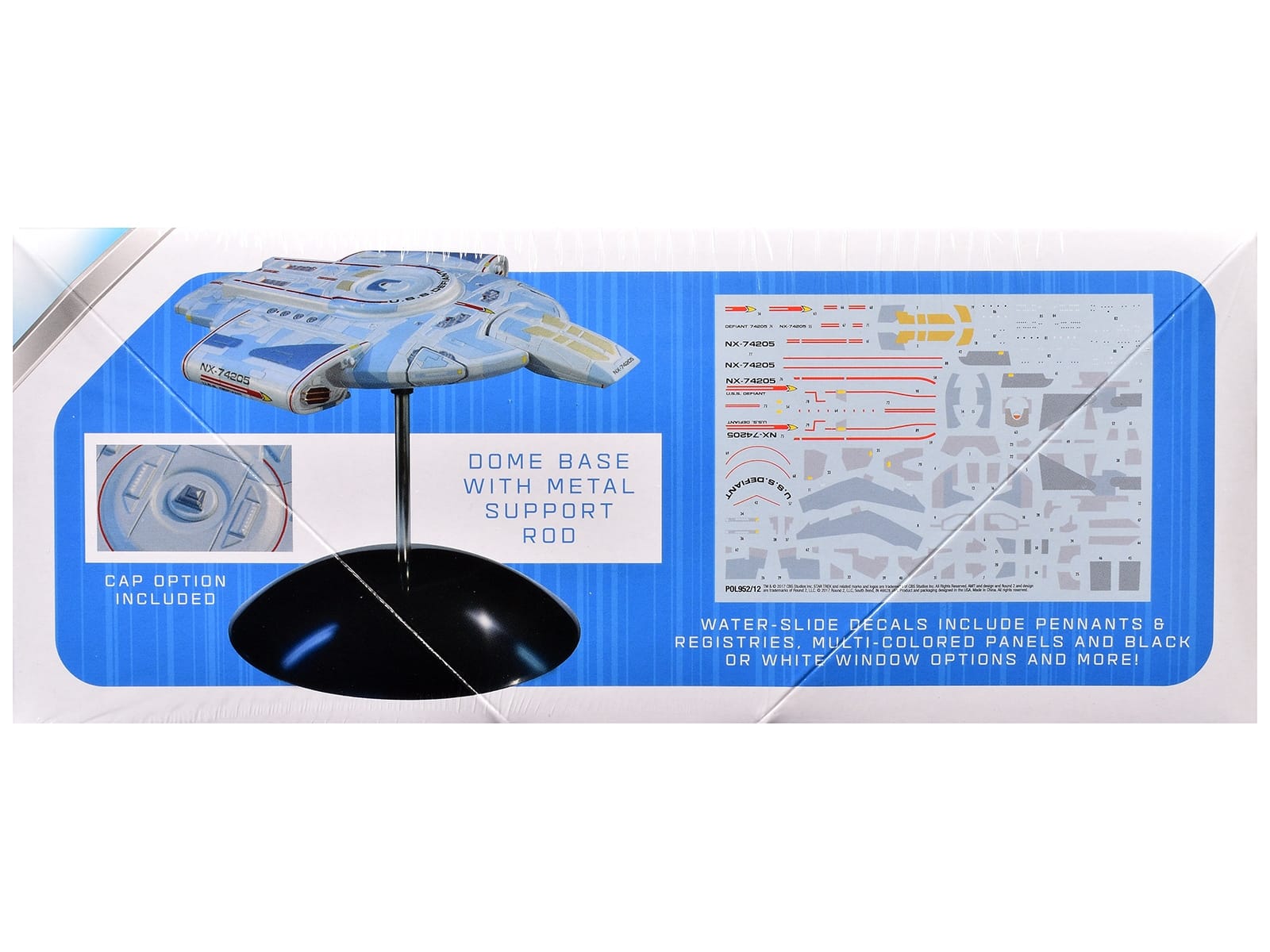 Skill 2 Snap Model Kit USS Defiant NX-74205 Starship "Star Trek: Deep Space Nine" (1993-1999) TV Series 1/1000 Scale Model by Polar Lights - Image 2