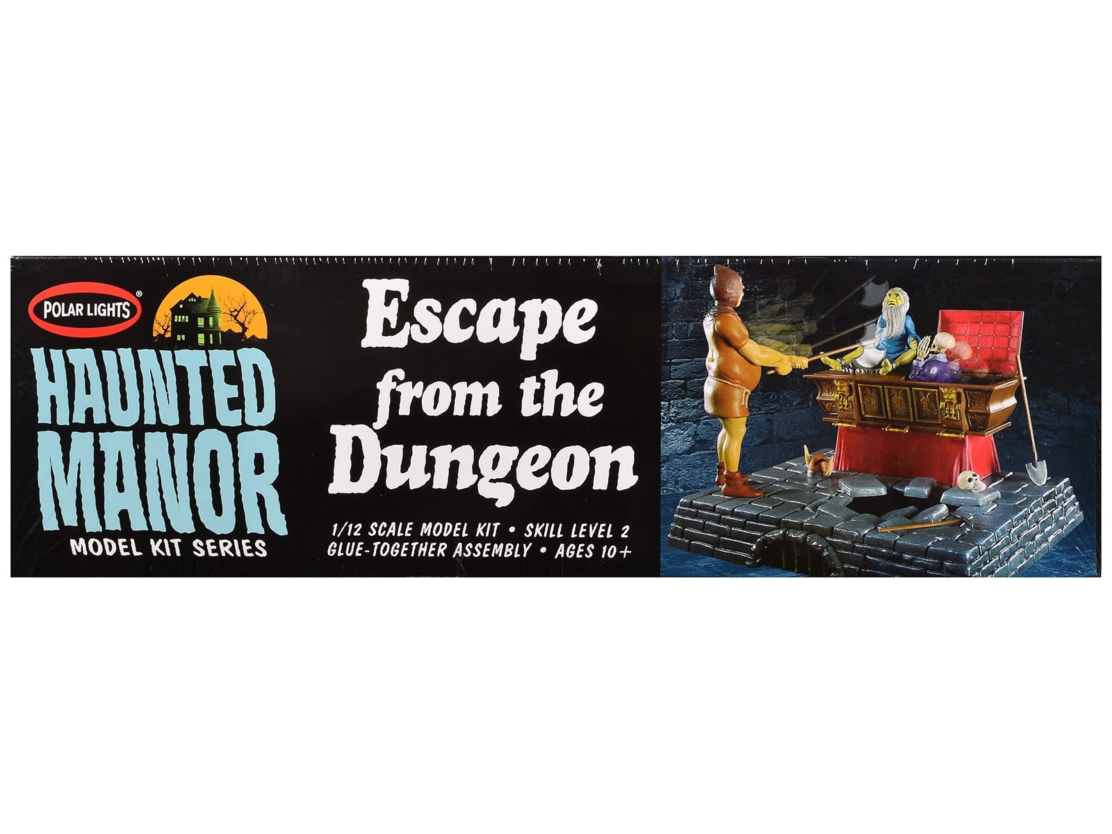 Skill 2 Model Kit Haunted Manor "Escape from the Dungeon" Diorama Set 1/12 Scale Model by Polar Lights - Image 2