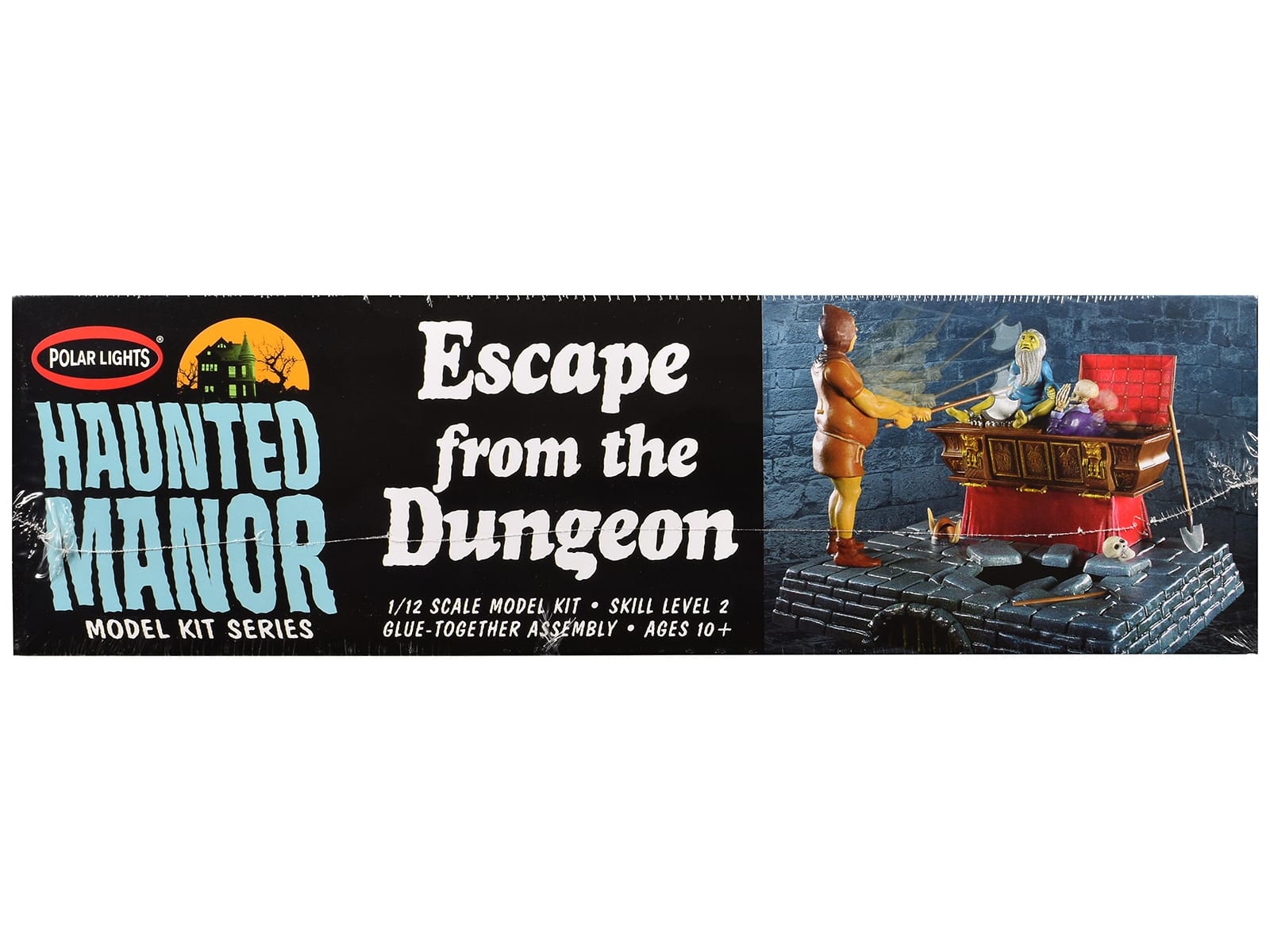 Skill 2 Model Kit Haunted Manor "Escape from the Dungeon" Diorama Set 1/12 Scale Model by Polar Lights - Image 3