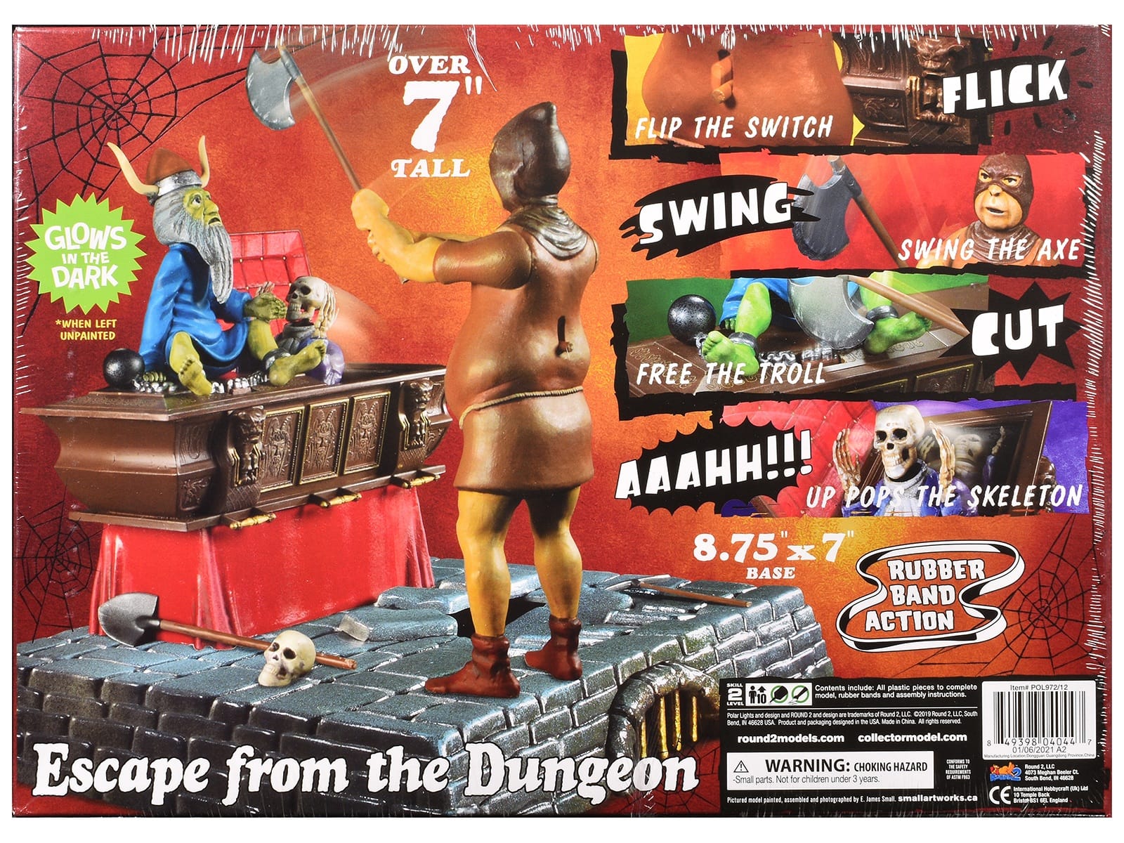 Skill 2 Model Kit Haunted Manor "Escape from the Dungeon" Diorama Set 1/12 Scale Model by Polar Lights - Image 4