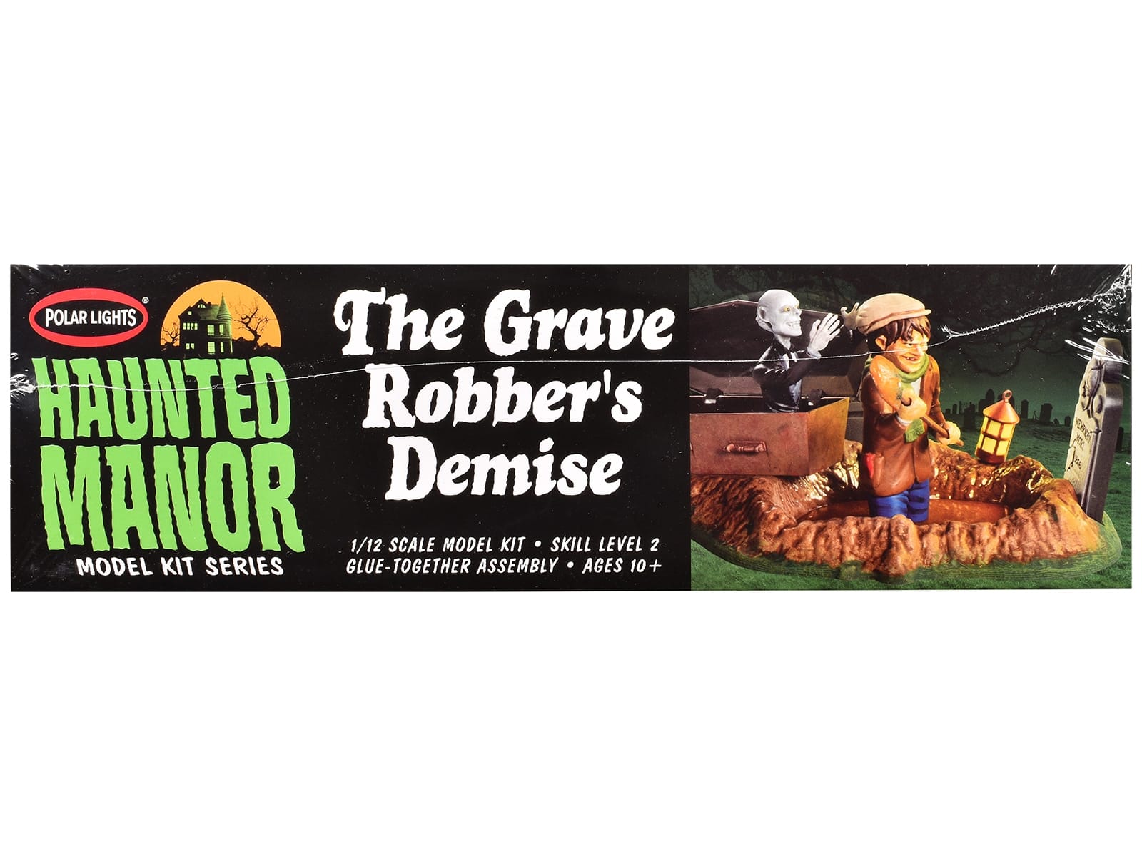 Skill 2 Model Kit Haunted Manor "The Grave Robber's Demise" Diorama Set 1/12 Scale Model by Polar Lights - Image 3