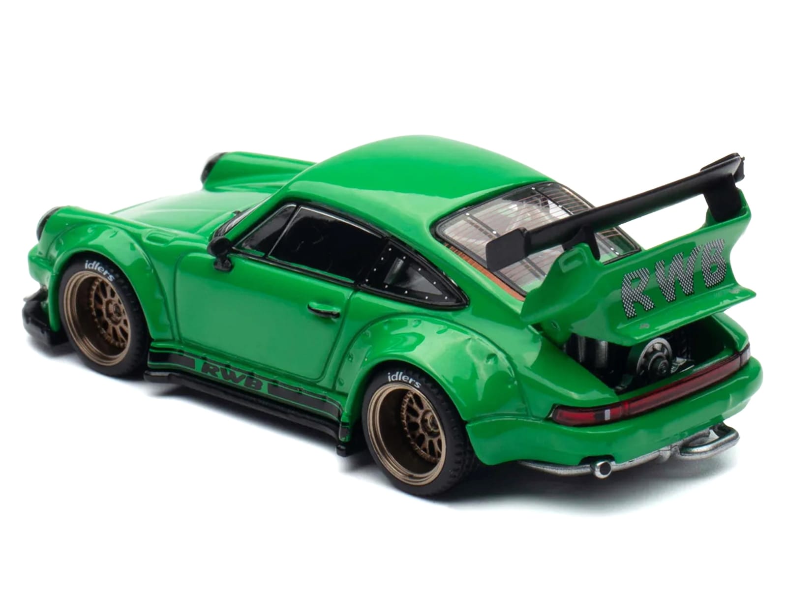 RWB 930 Green "Hobby Expo China 2026" 1/64 Diecast Model Car by Pop Race - Image 4