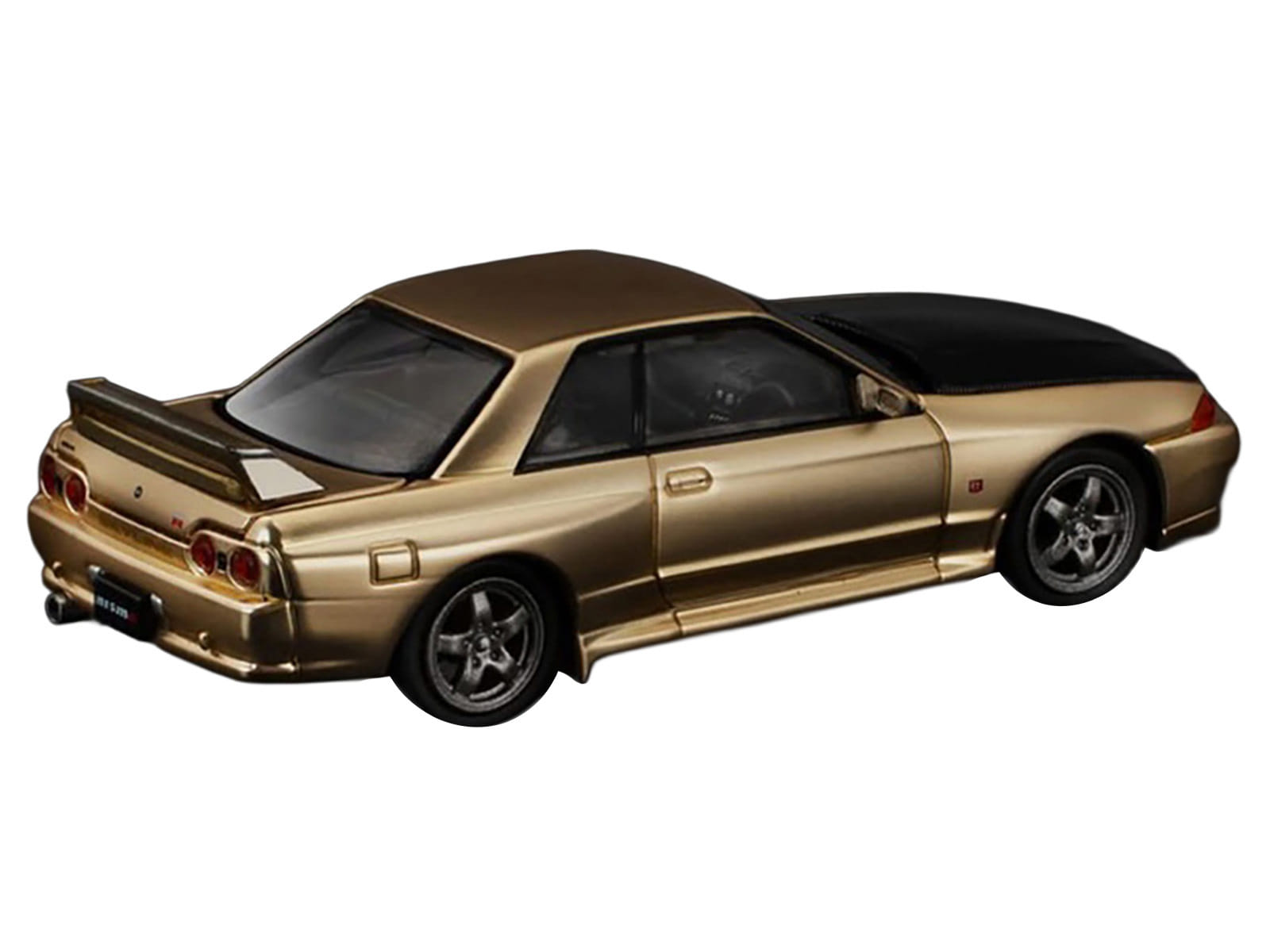 Skyline GT-R R32 RHD (Right Hand Drive) Chrome Gold with Carbon Hood "Tokyo Auto Salon 2025" 1/64 Diecast Model Car by Pop Race - Image 3