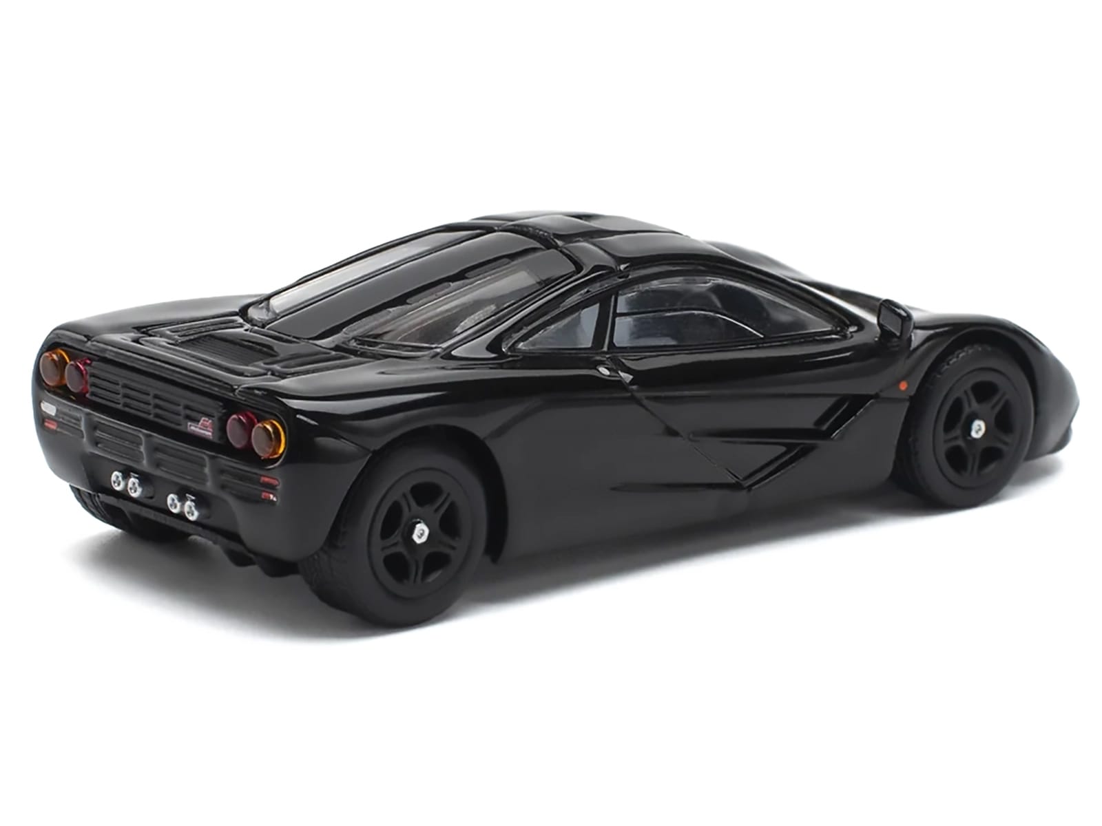 McLaren F1 Jet Black 1/64 Diecast Model Car by Pop Race - Image 5