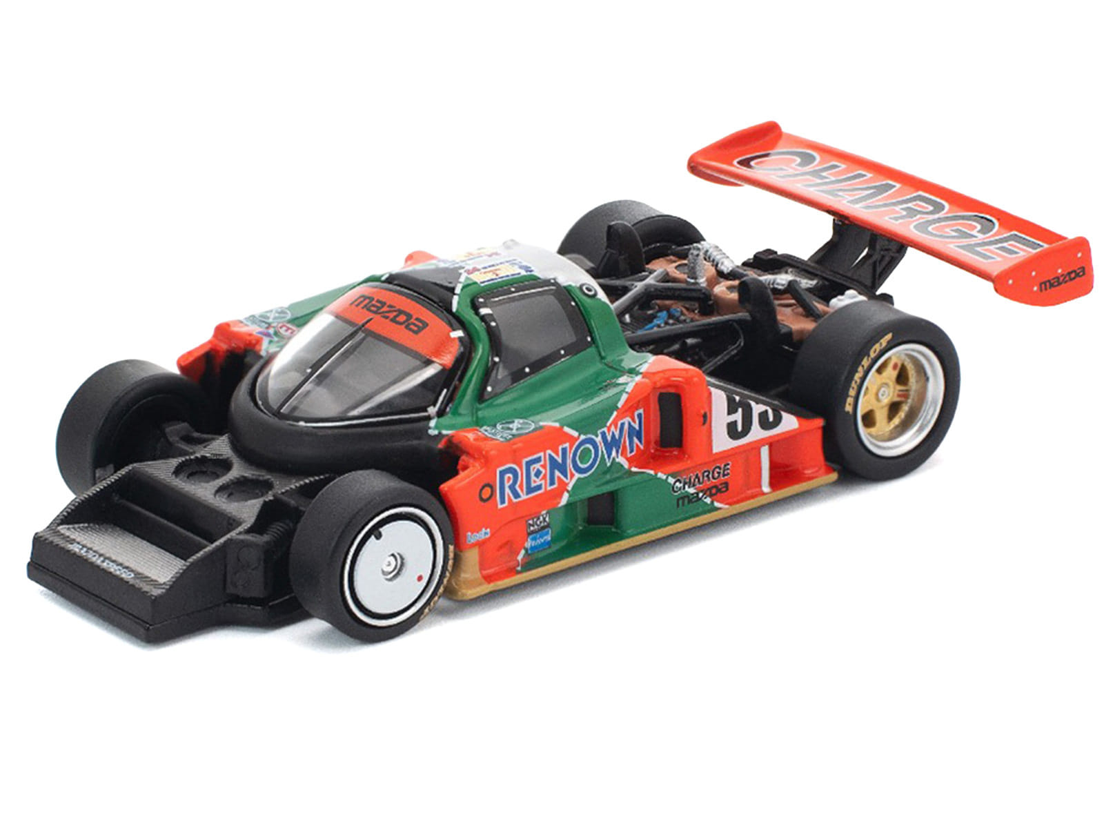 Mazda 787B #55 Johnny Herbert - Volker Weidler - Bertrand Gachot "Mazdaspeed" Winner "24 Hours of Le Mans" (1991) 1/64 Diecast Model Car by Pop Race - Image 2
