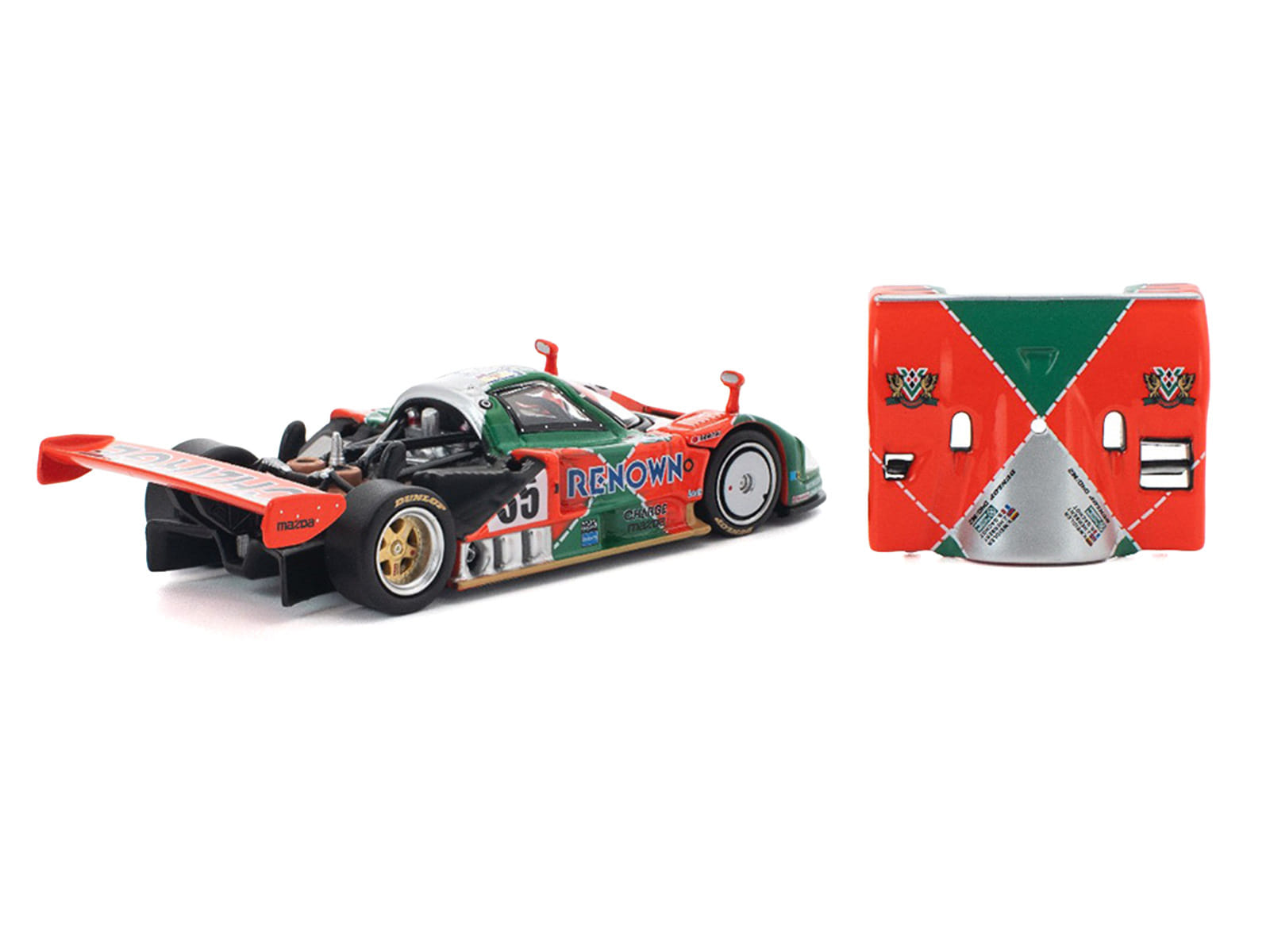 Mazda 787B #55 Johnny Herbert - Volker Weidler - Bertrand Gachot "Mazdaspeed" Winner "24 Hours of Le Mans" (1991) 1/64 Diecast Model Car by Pop Race - Image 4