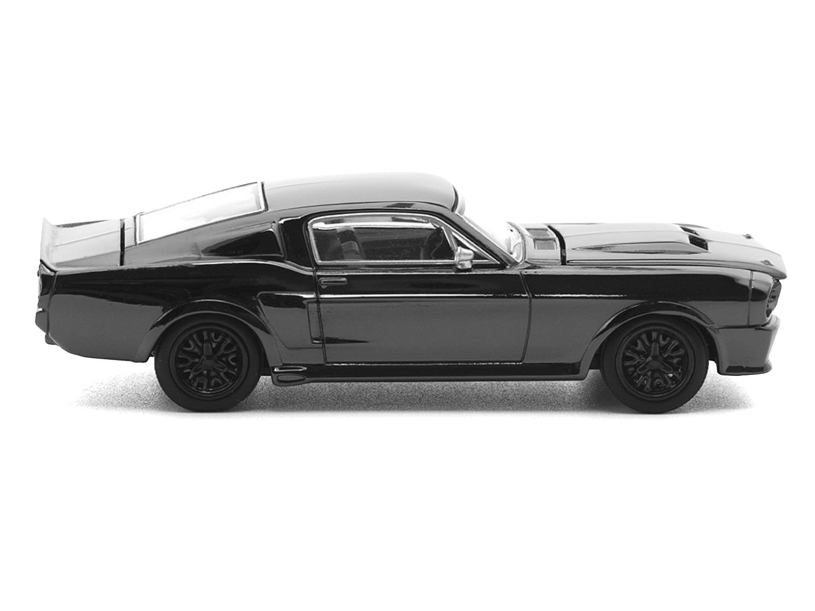 Shelby Mustang GT500 Dark Chrome "The Dark Chrome Series" 1/64 Die Cast Model Car by Pop Race - Image 3