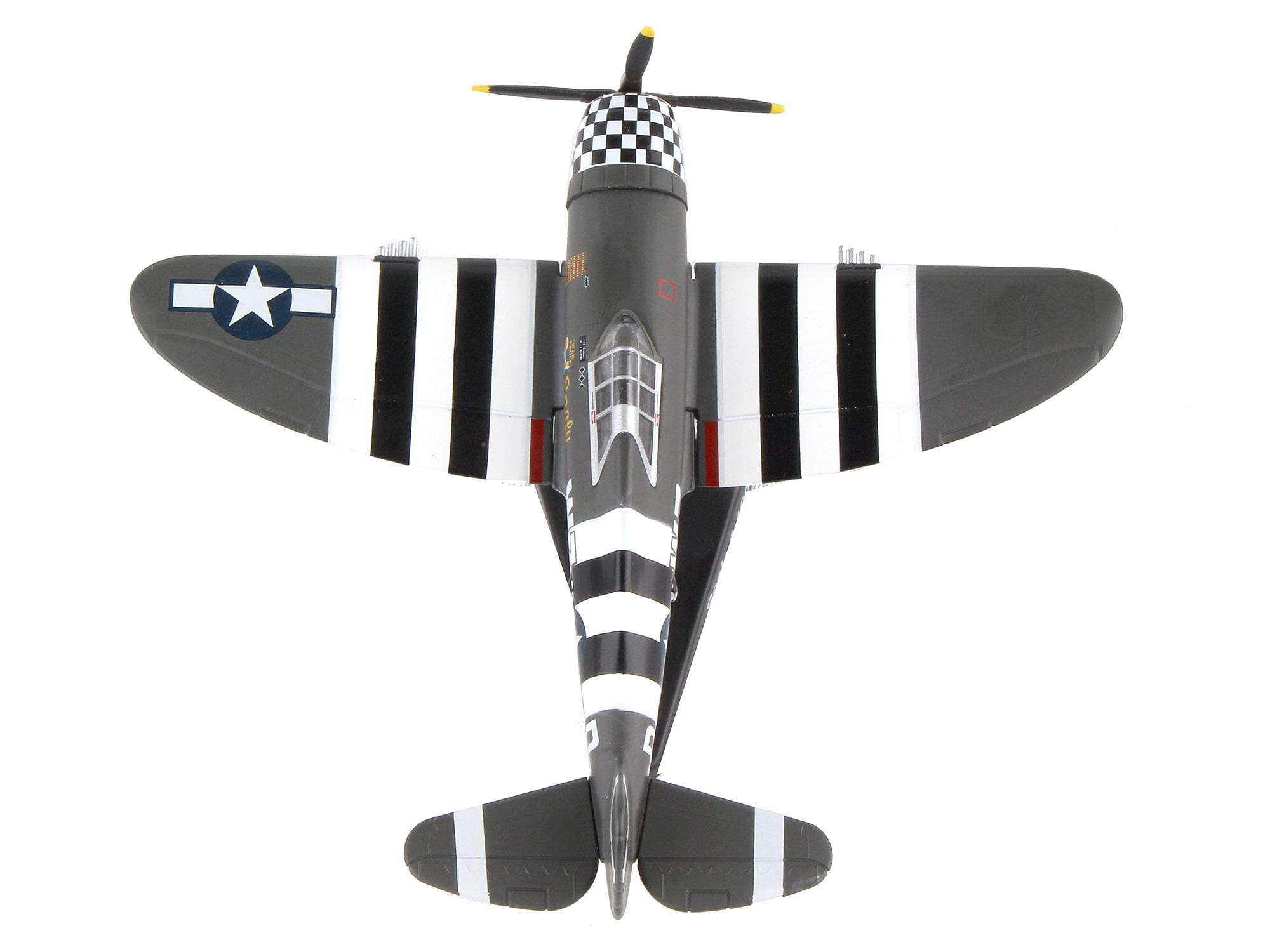 Republic P-47 Thunderbolt Fighter Aircraft “Snafu” United States Army Air Force 1/100 Diecast Model Airplane by Postage Stamp