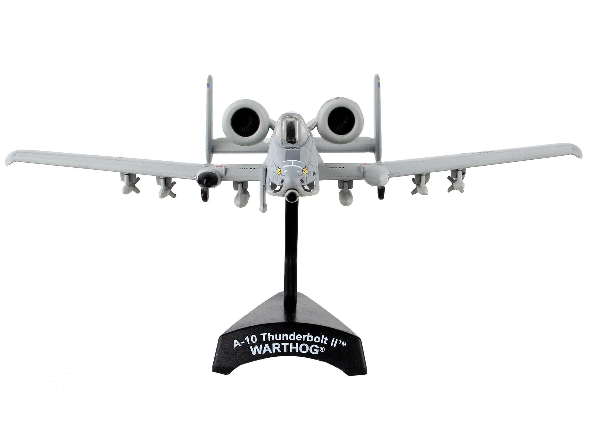 Fairchild Republic A-10 Thunderbolt II Warthog Aircraft “163rd Fighter Squadron Blacksnakes” United States Air Force 1/140 Diecast Model Airplane by Postage Stamp