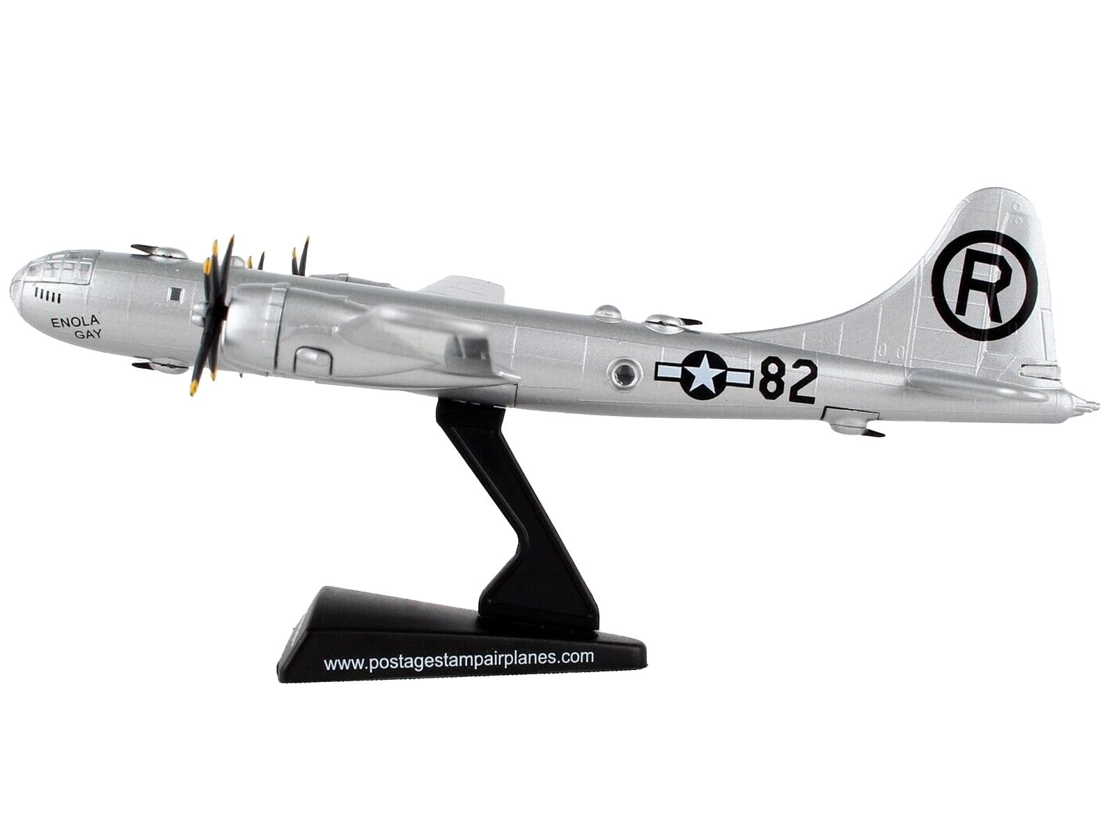 Boeing B-29 Superfortress Aircraft #82 “Enola Gay” United States Army Air Force 1/200 Diecast Model Airplane by Postage Stamp