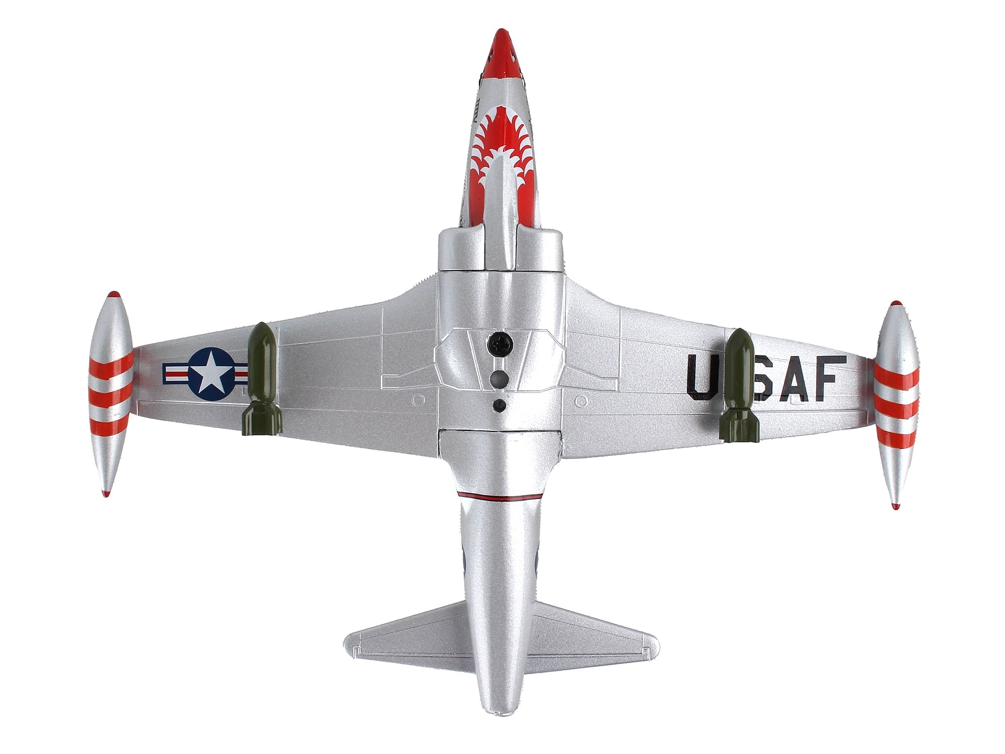 Lockheed F-80 Shooting Star Fighter Aircraft “Evil Eye Fleagle – Miss Barbara Ann” United States Air Force 1/96 Diecast Model Airplane by Postage Stamp