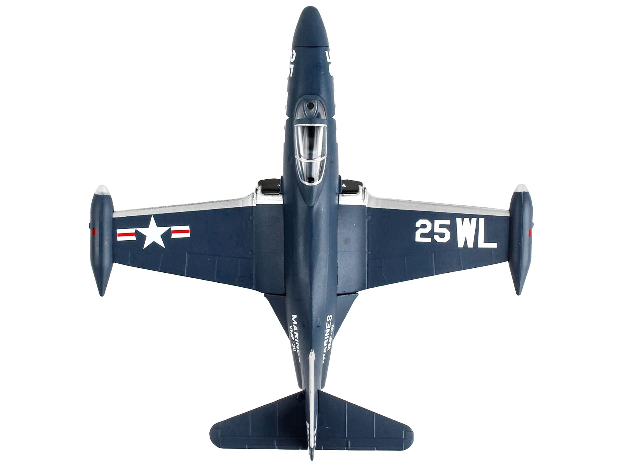 Grumman F9F Panther Fighter Aircraft “VMF-311 United States Marine Corps” 1/100 Diecast Model Airplane by Postage Stamp