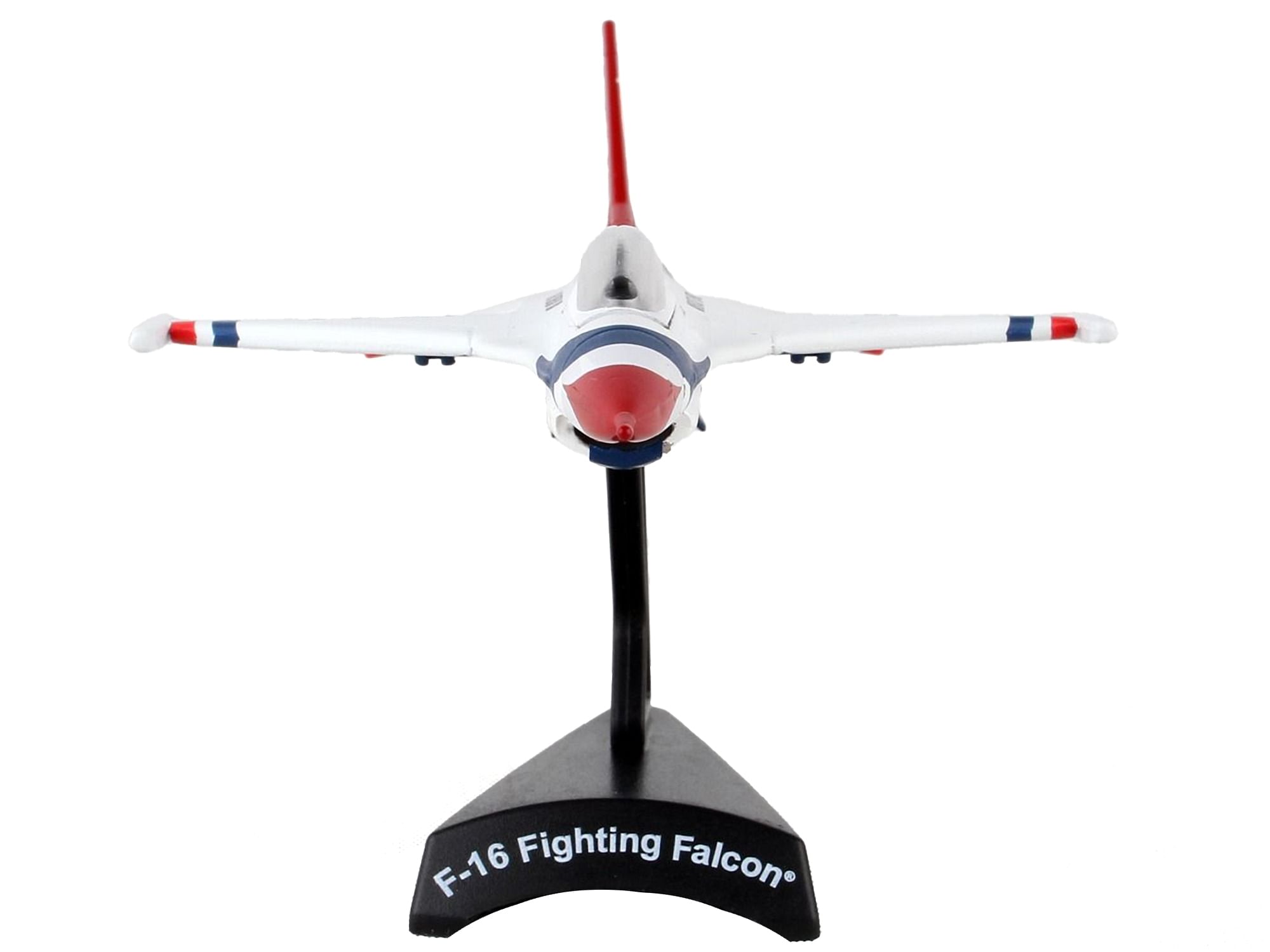 Lockheed Martin F-16 Fighting Falcon Fighter Aircraft “Thunderbirds” United States Air Force 1/126 Diecast Model Airplane by Postage Stamp