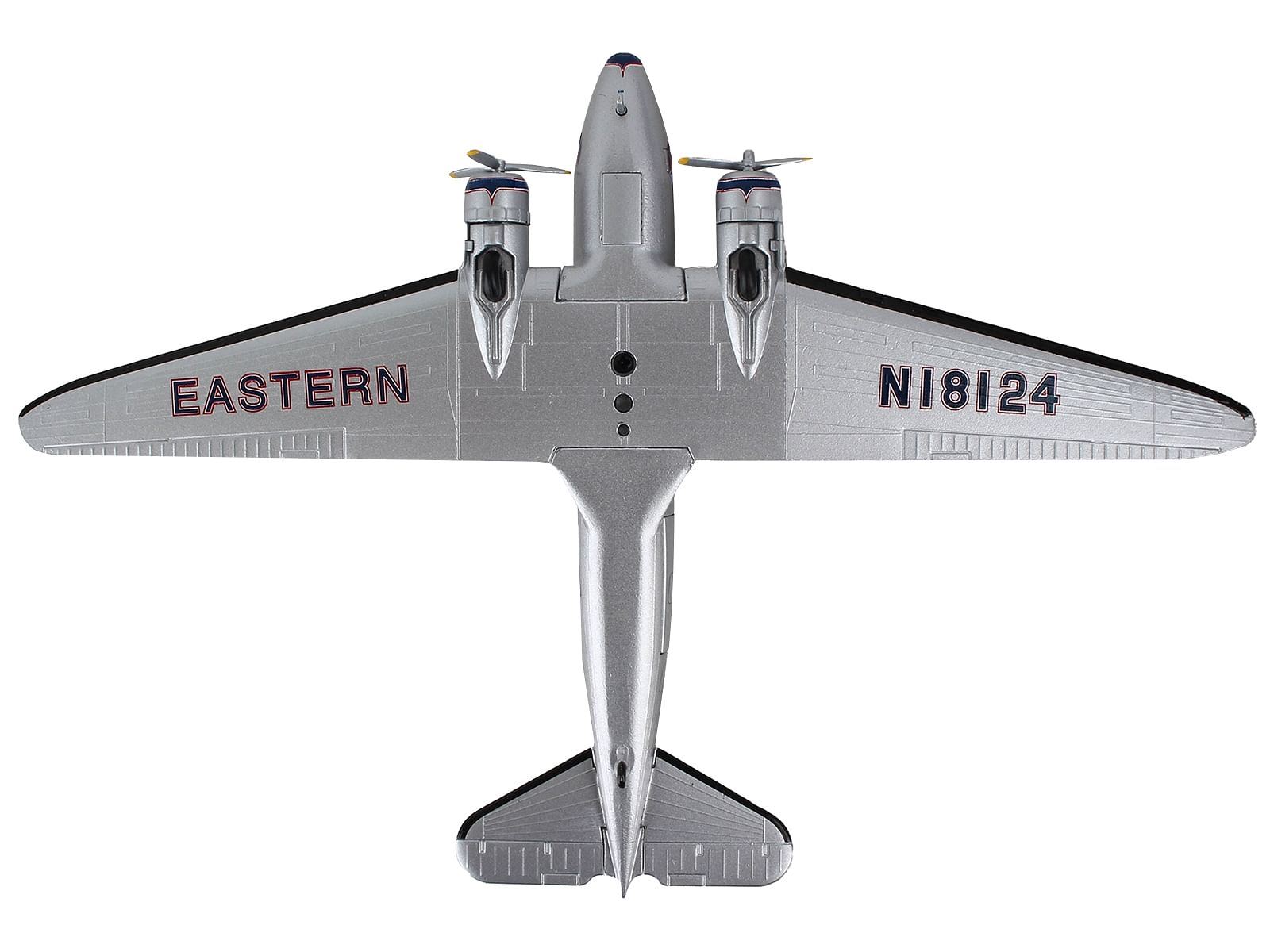 Douglas DC-3 Passenger Aircraft “Eastern Airlines” 1/144 Diecast Model Airplane by Postage Stamp