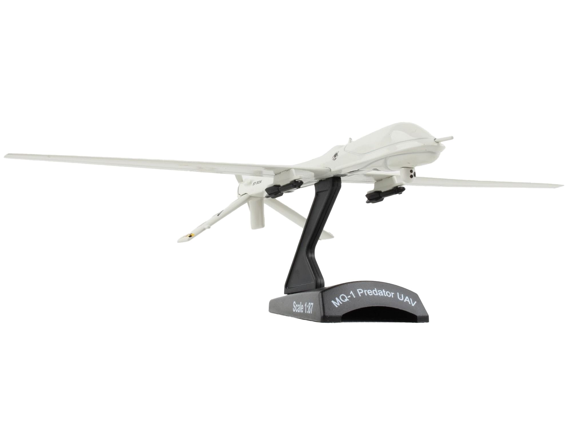 General Atomics MQ-1 Predator UAV Drone Aircraft “CIA – United States Air Force” 1/87 (HO) Diecast Model  by Postage Stamp