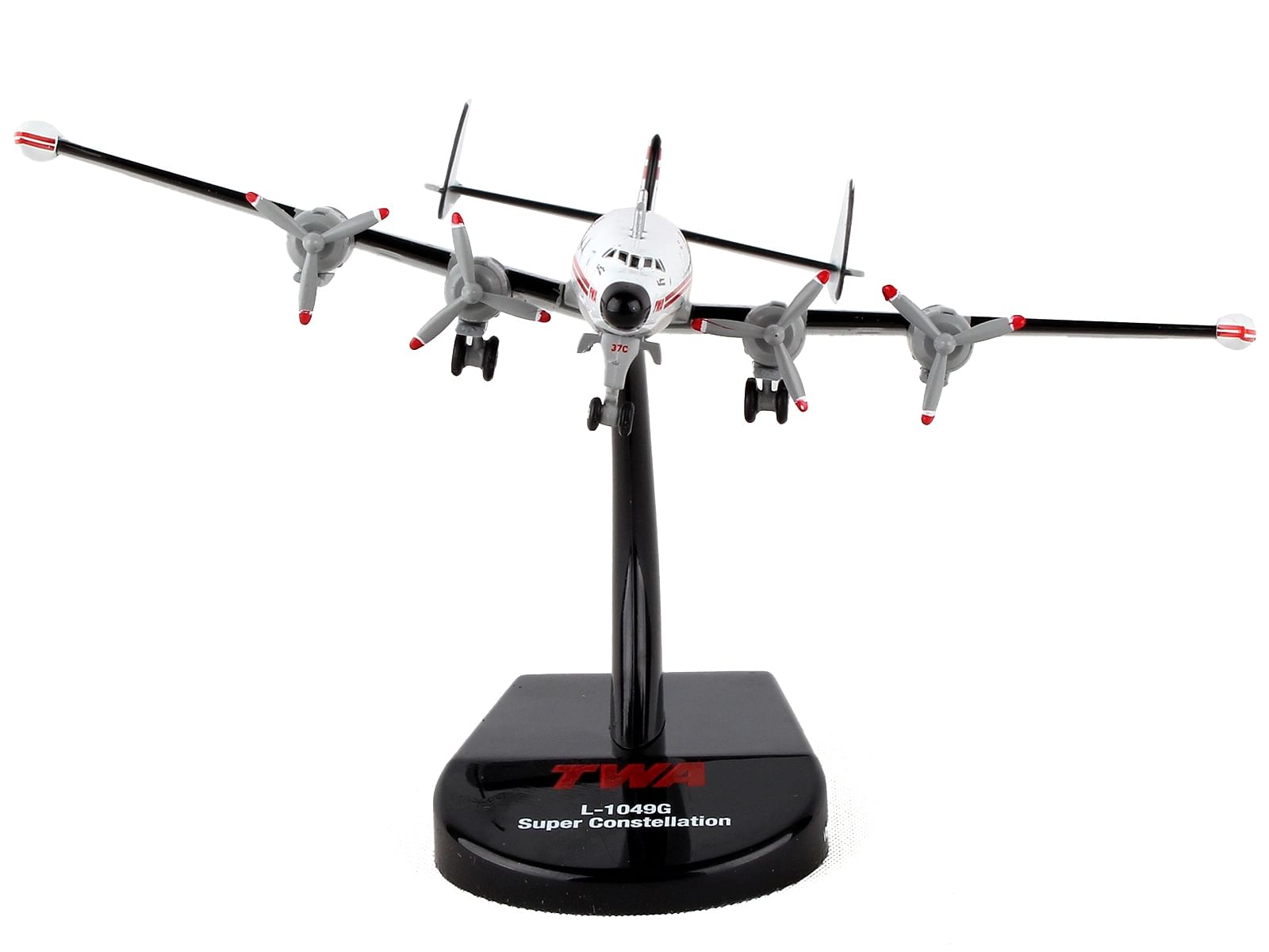 Lockheed L-1049G Super Constellation Commercial Aircraft “Trans World Airlines (TWA)” 1/300 Diecast Model Airplane by Postage Stamp