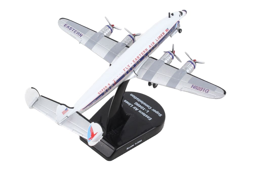 Lockheed L-1049 Super Constellation Commercial Aircraft “Eastern Airlines” 1/300 Diecast Model Airplane by Postage Stamp