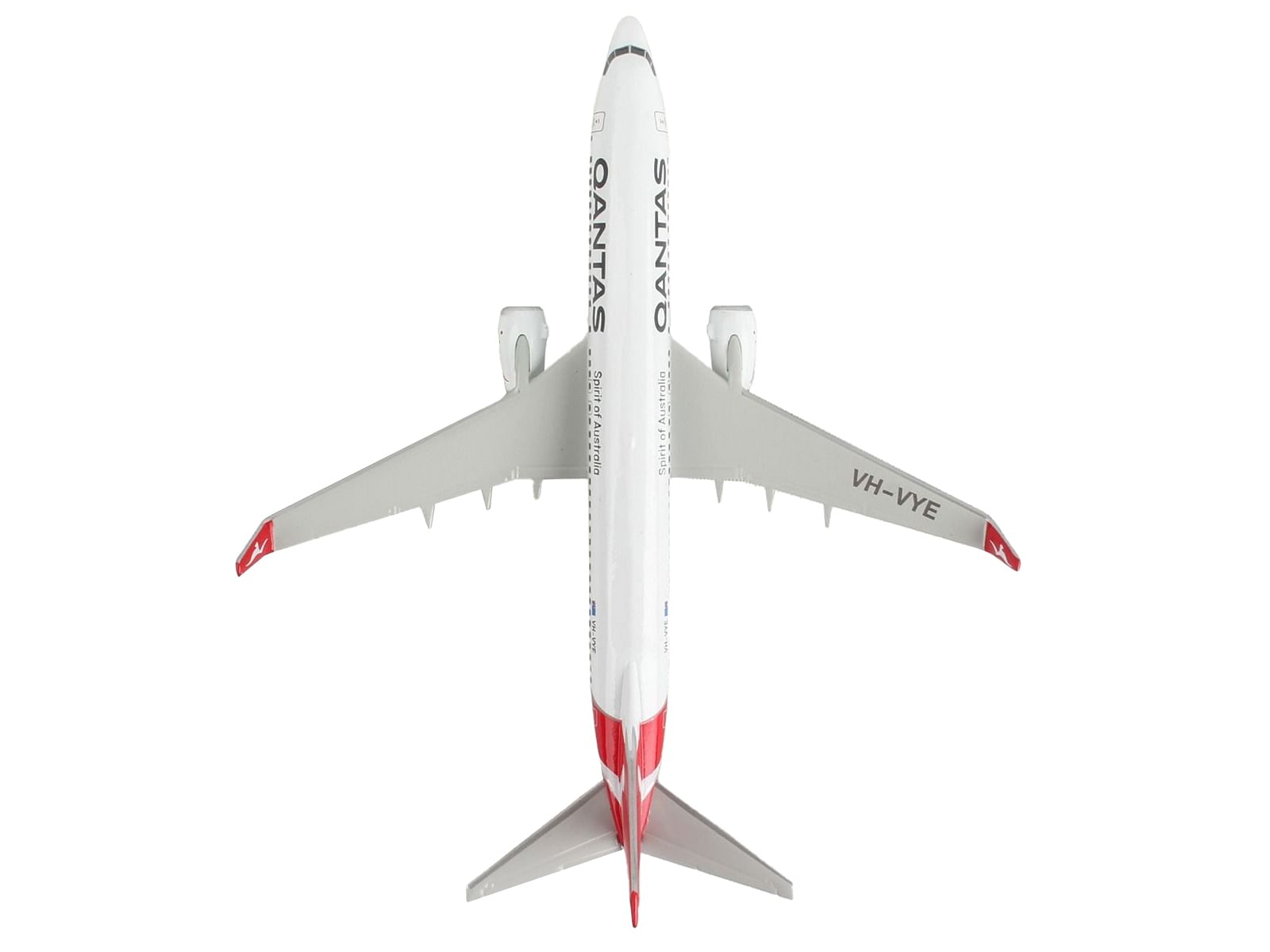 Boeing 737 Next Generation Commercial Aircraft “Qantas Airways – Alice Springs” 1/300 Diecast Model Airplane by Postage Stamp