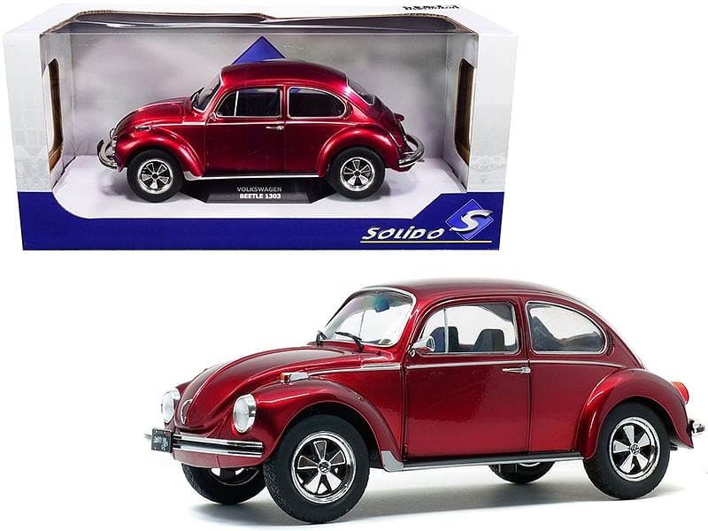 1974 Volkswagen Beetle 1303 Custom Red 1/18 Diecast Model Car by Solido