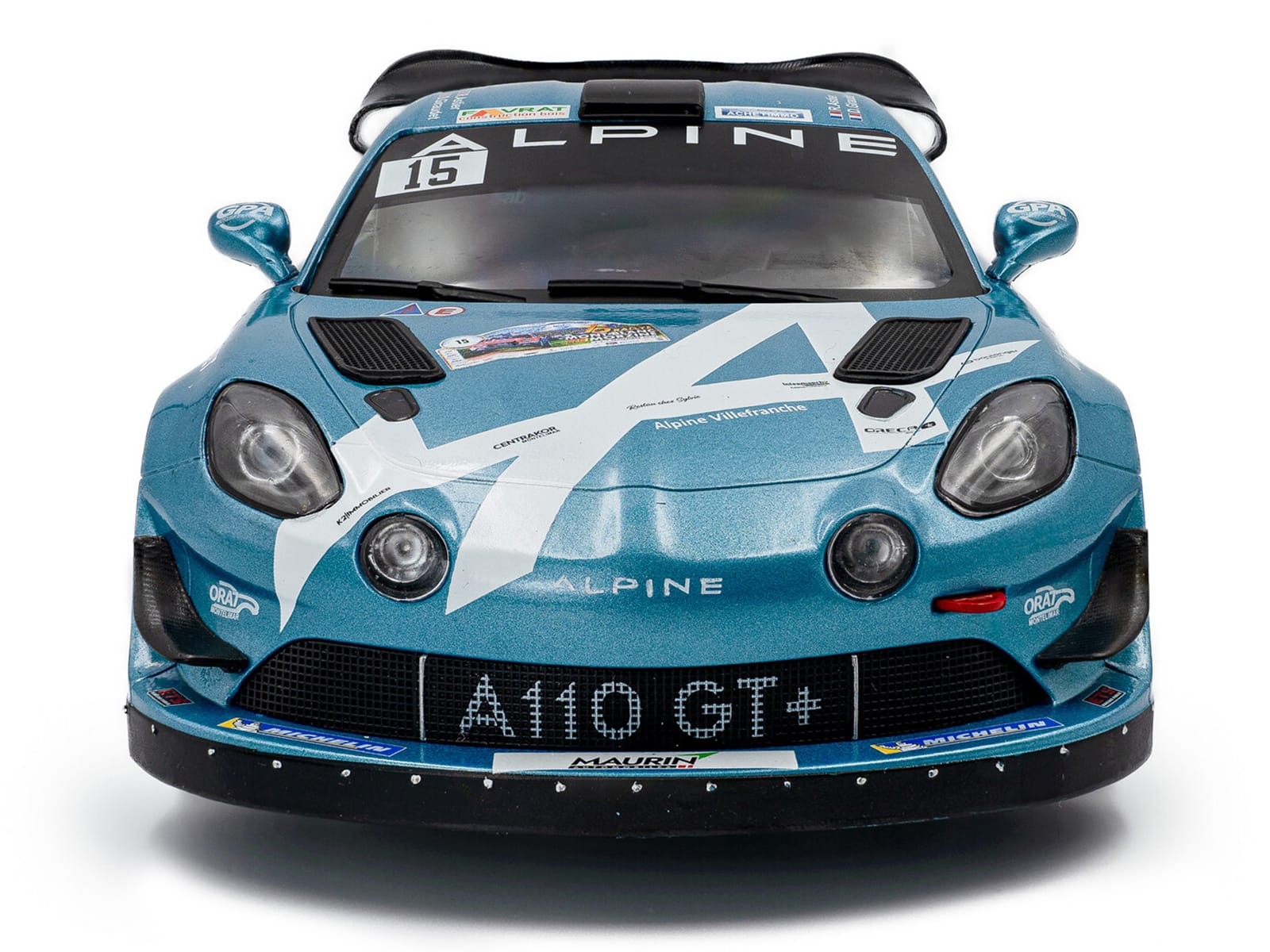 Alpine A110 Rallye GT+ #15 Raphael Astier - Denis Giraudet "Rallye Du Mont Blanc" (2024) "Competition" Series 1/18 Diecast Model Car by Solido - Image 5