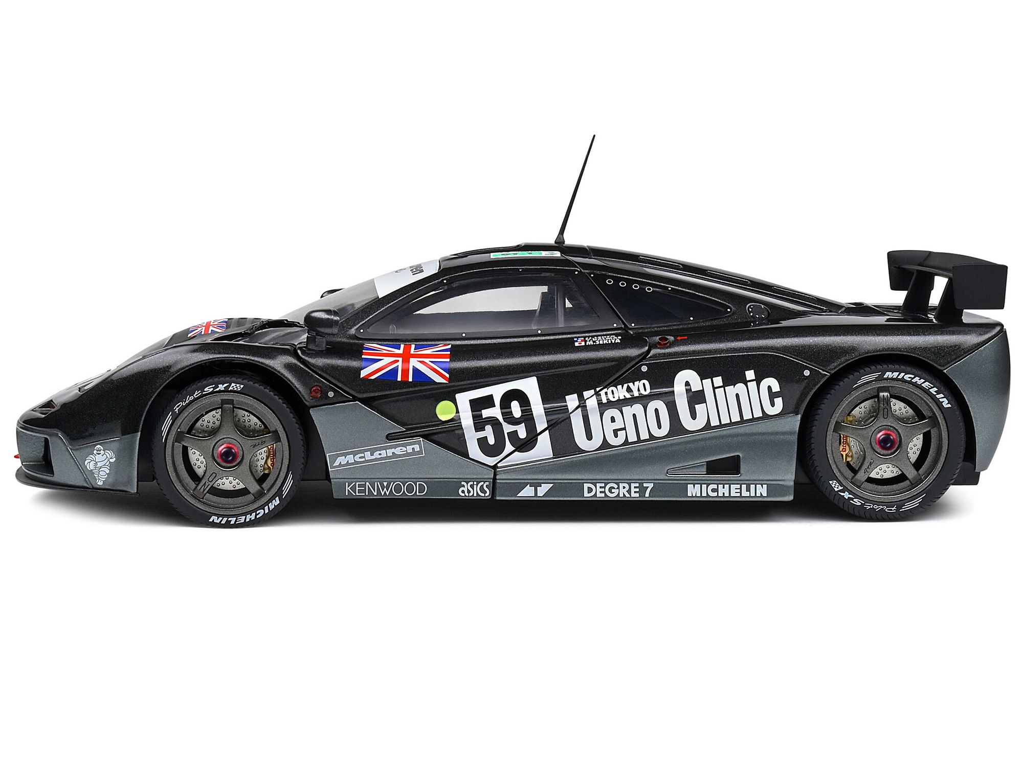 McLaren F1 GTR Short Tail #59 Yannick Dalmas – Masanori Sekiya – JJ Lehto “Kokusai Kaihatsu Racing” Winner “24 Hours of Le Mans” (1995) “Competition” Series 1/18 Diecast Model Car by Solido