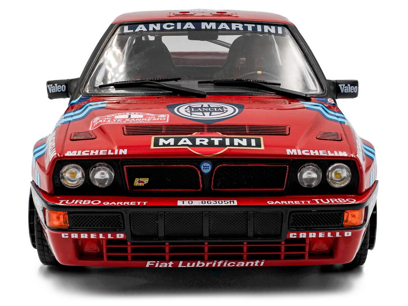 Lancia Delta HF Integrale #1 Miki Biasion - Tiziano Siviero Winner "Rally Sanremo" (1989) "Competition" Series 1/18 Diecast Model Car by Solido - Image 5
