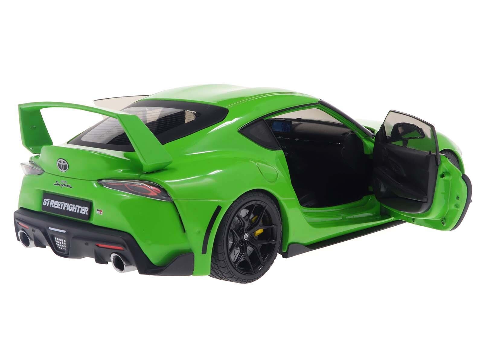 2023 Toyota GR Supra "StreetFighter" Green 1/18 Diecast Model Car by Solido - Image 2