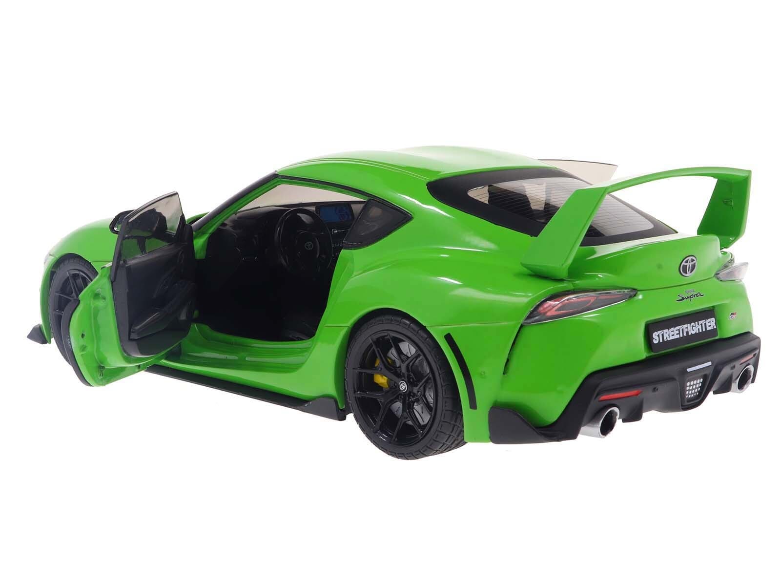 2023 Toyota GR Supra "StreetFighter" Green 1/18 Diecast Model Car by Solido - Image 3