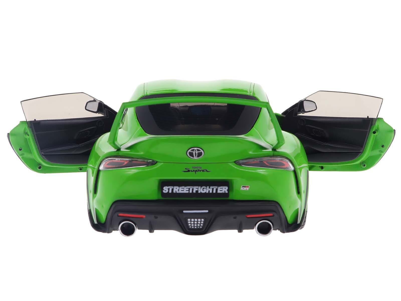 2023 Toyota GR Supra "StreetFighter" Green 1/18 Diecast Model Car by Solido - Image 4