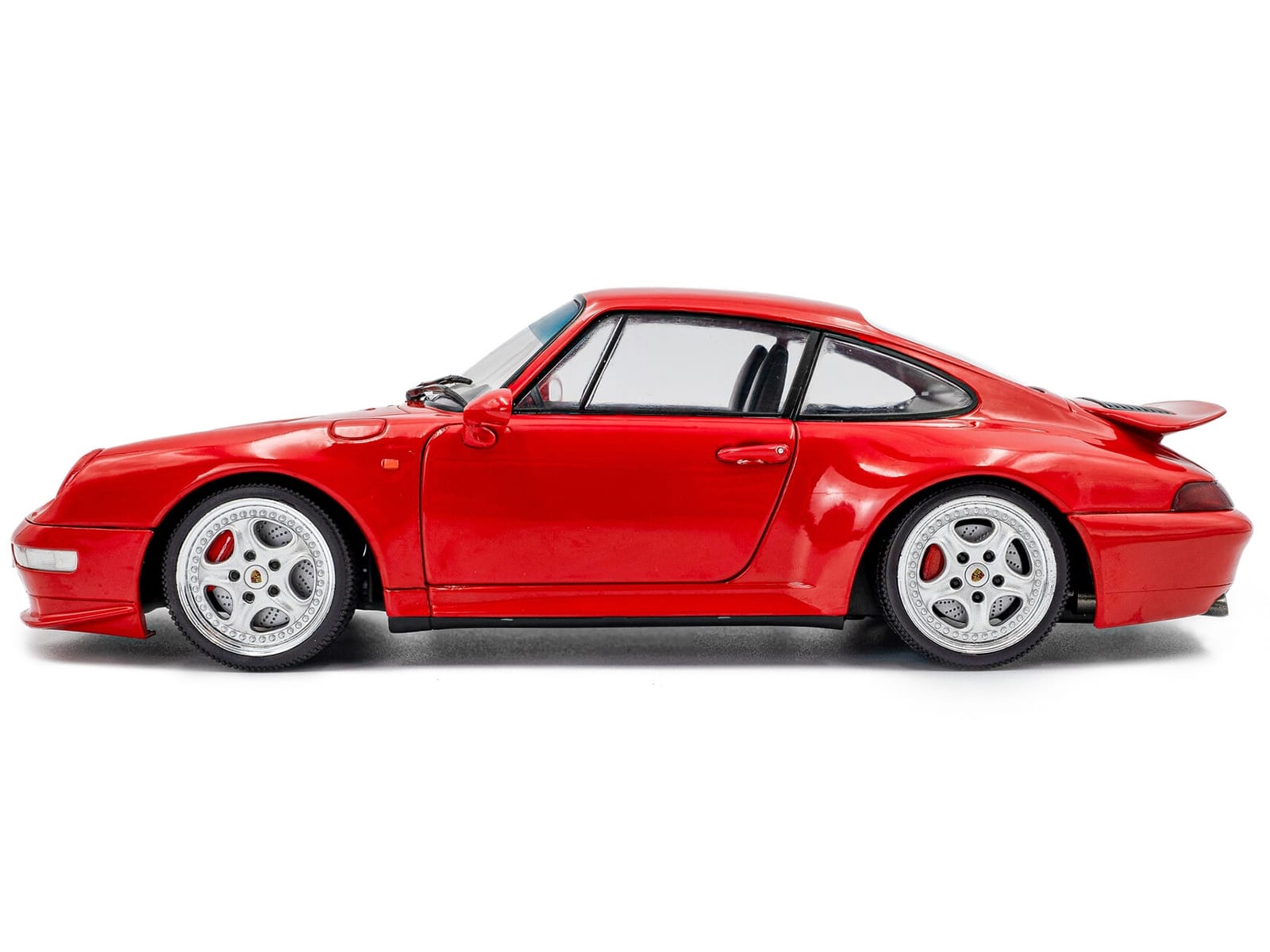 1997 Porsche 911 (993) Carrera RS Guards Red 1/18 Diecast Model Car by Solido - Image 3