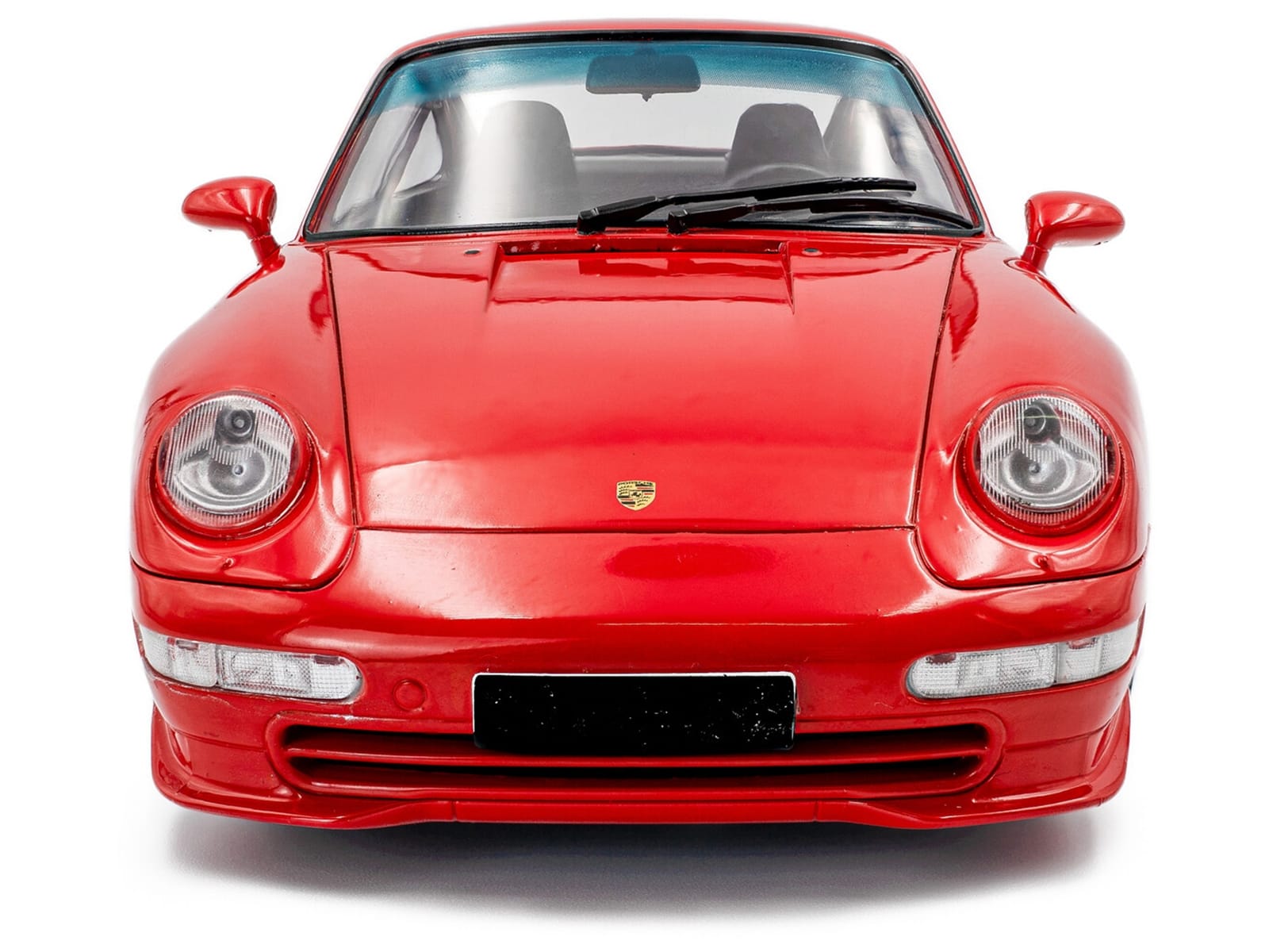 1997 Porsche 911 (993) Carrera RS Guards Red 1/18 Diecast Model Car by Solido - Image 4