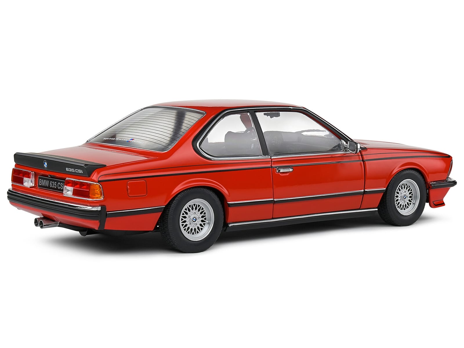 1984 BMW 635 CSI (E24) Henna Red 1/18 Diecast Model Car by Solido - Image 2