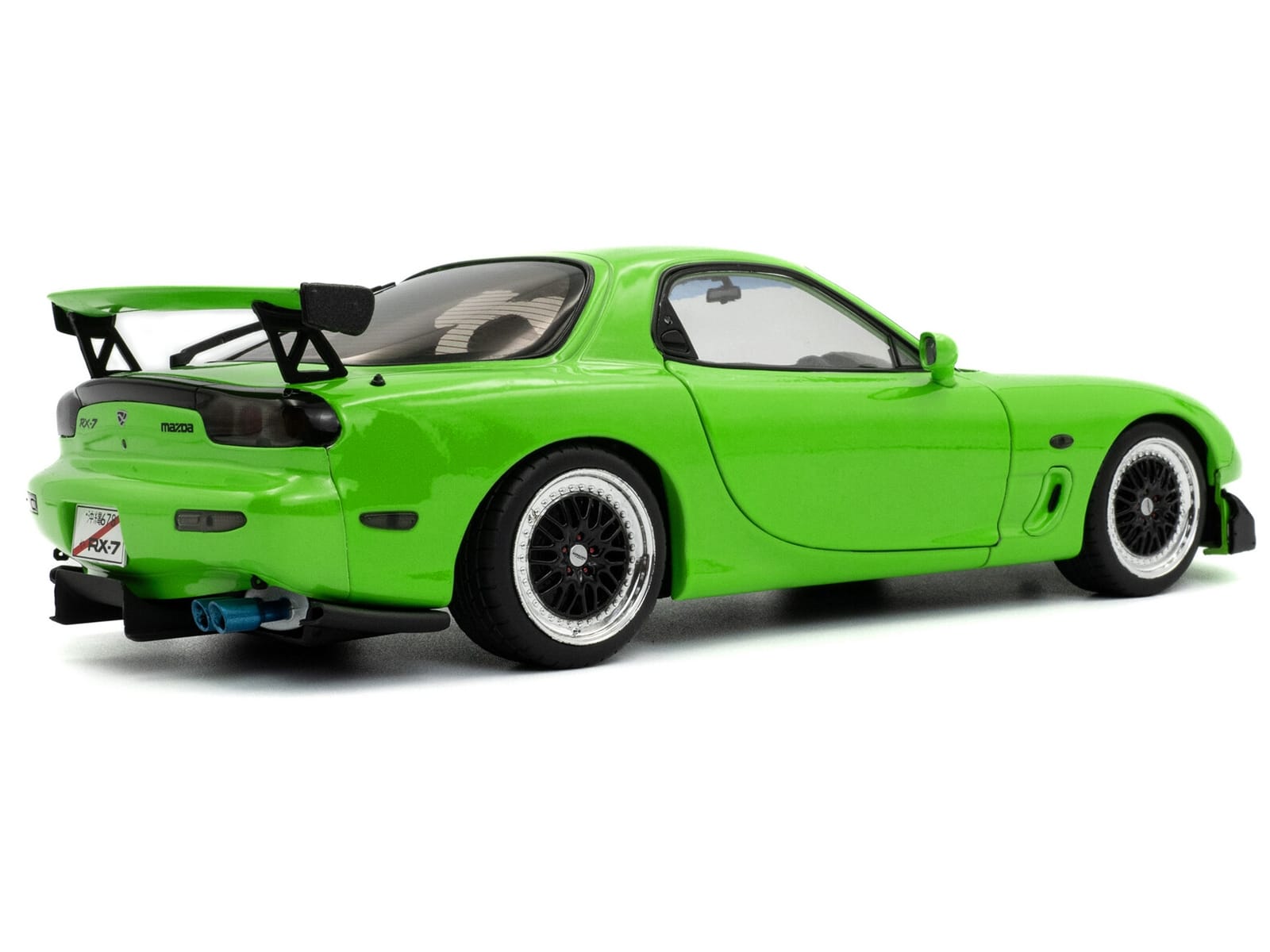 1999 Mazda RX7 Type RS (FD3RS) RHD (Right Hand Drive) Neon Green 1/18 Diecast Model Car by Solido - Image 5