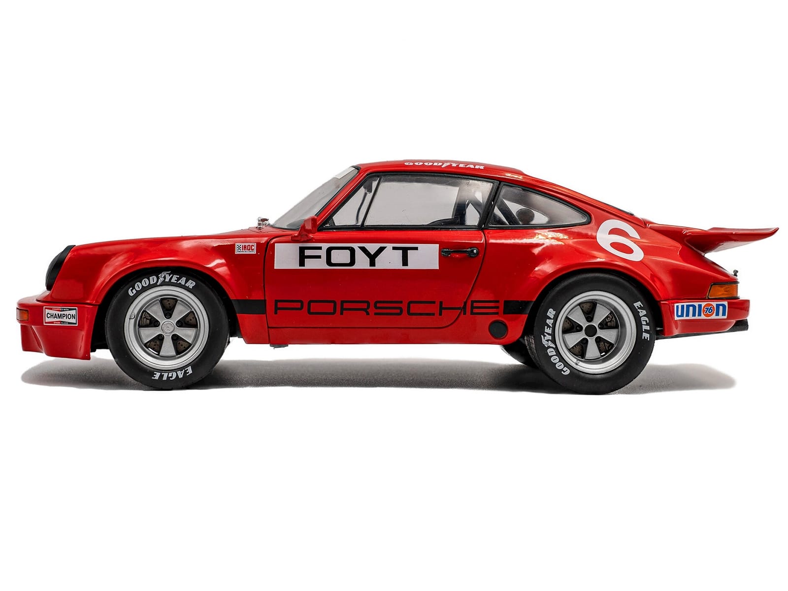 Porsche 911 IROC #6 A.J. Foyt "International Race of Champions" (1974) 1/18 Diecast Model Car by Solido - Image 3