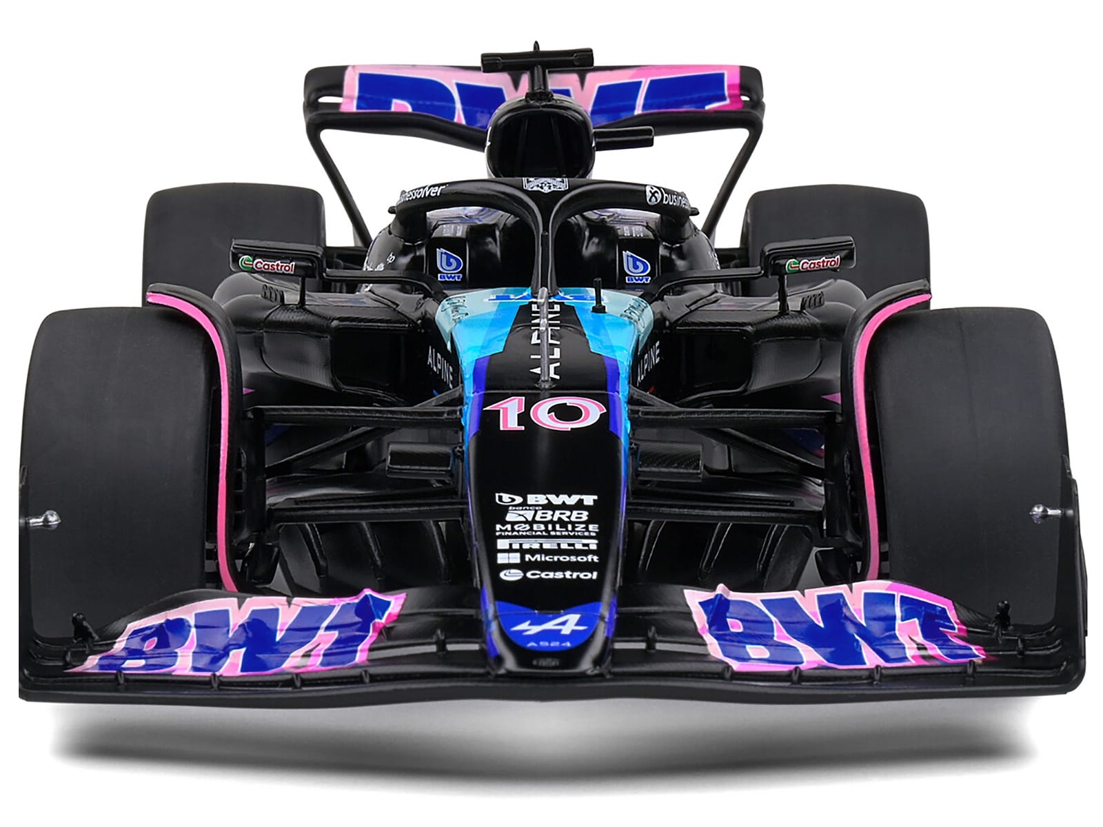 Alpine A524 Presentation Edition "BWT" "Formula One F1 World Championship" (2024) "Competition" Series 1/18 Diecast Model Car by Solido - Image 3