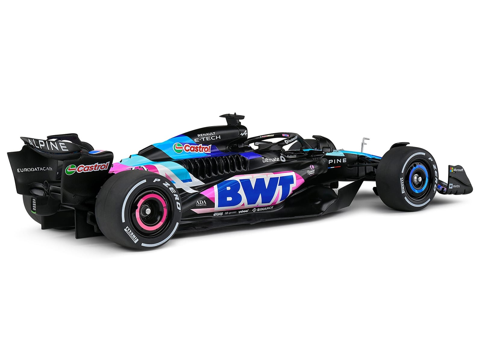 Alpine A524 Presentation Edition "BWT" "Formula One F1 World Championship" (2024) "Competition" Series 1/18 Diecast Model Car by Solido - Image 4