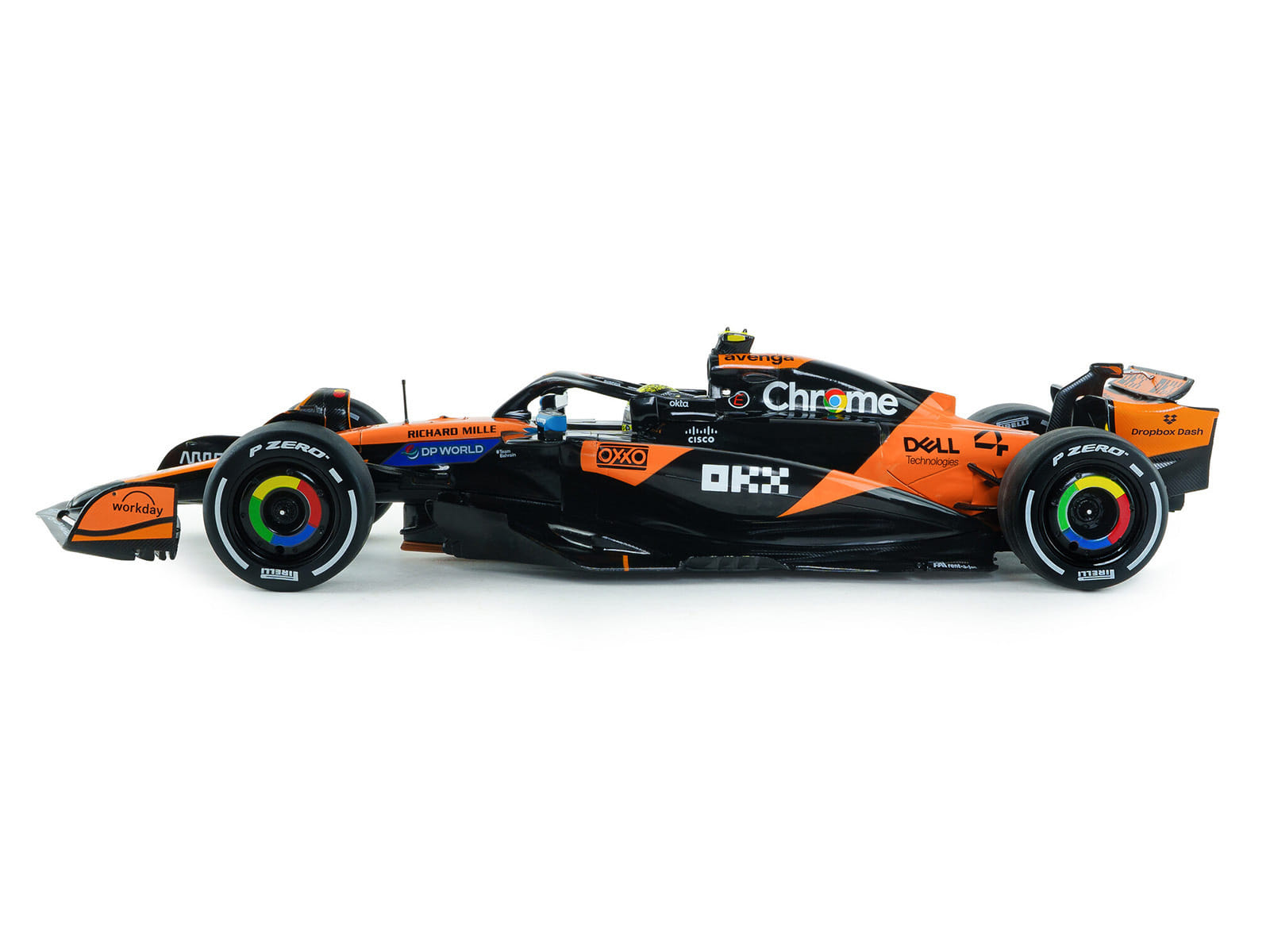McLaren MCL39 #4 Lando Norris "OKX" Winner Formula One F1 "Australian GP" (2025) "Competition" Series 1/18 Diecast Model Car by Solido - Image 2