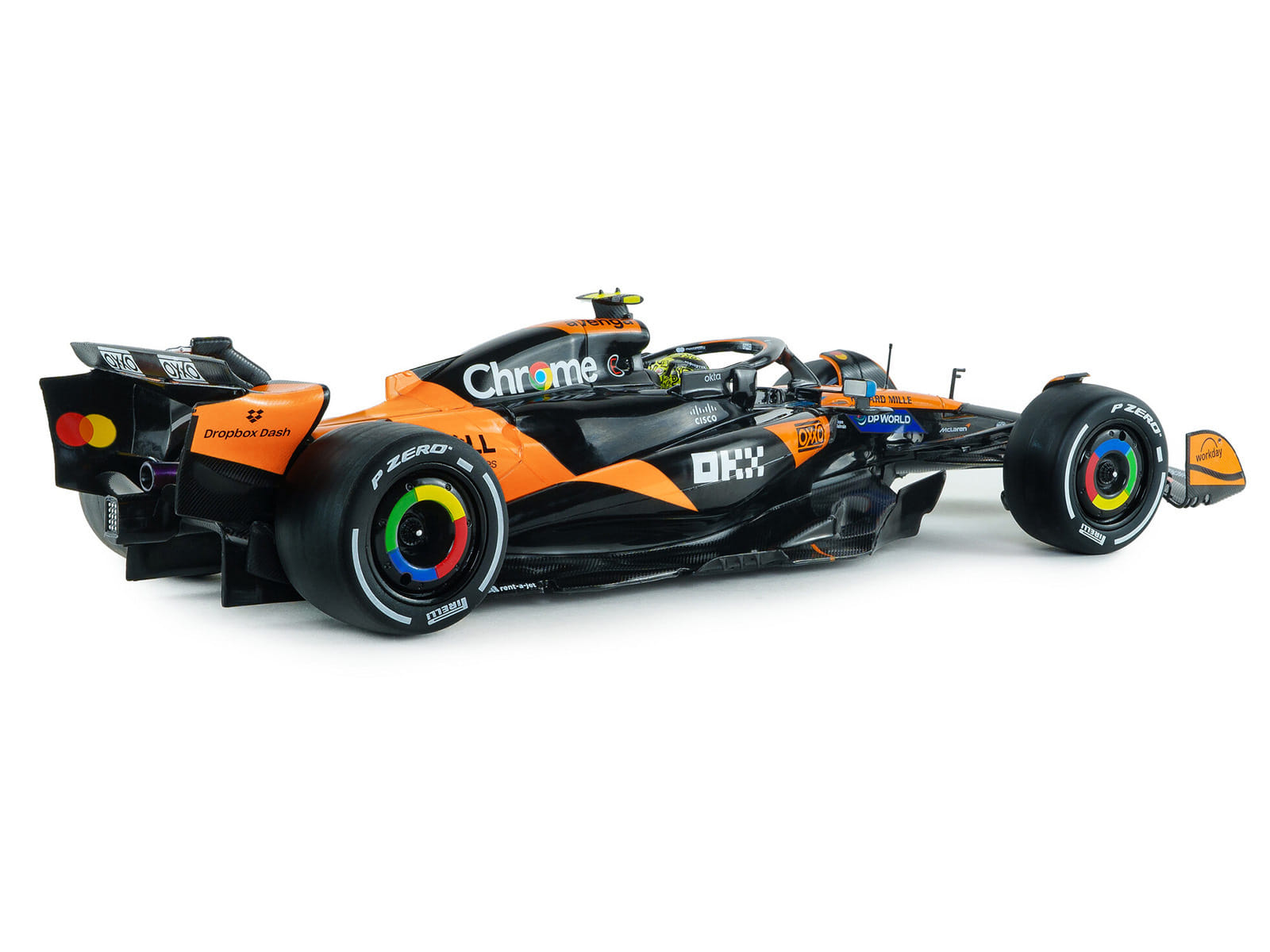 McLaren MCL39 #4 Lando Norris "OKX" Winner Formula One F1 "Australian GP" (2025) "Competition" Series 1/18 Diecast Model Car by Solido - Image 3