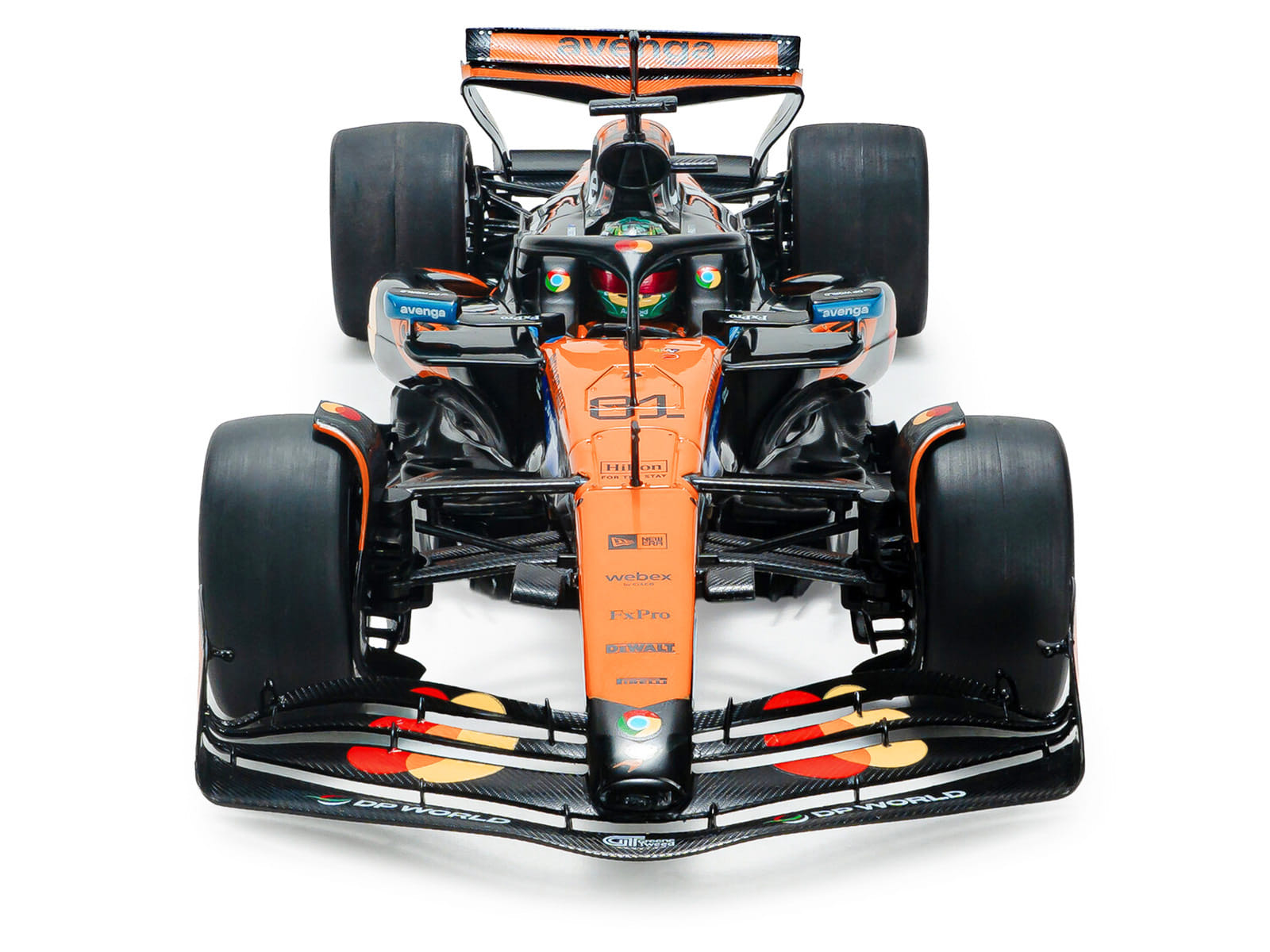 McLaren MCL39 #81 Oscar Piastri "OKX" Winner Formula One F1 "Chinese GP" (2025) "Competition" Series 1/18 Diecast Model Car by Solido - Image 4